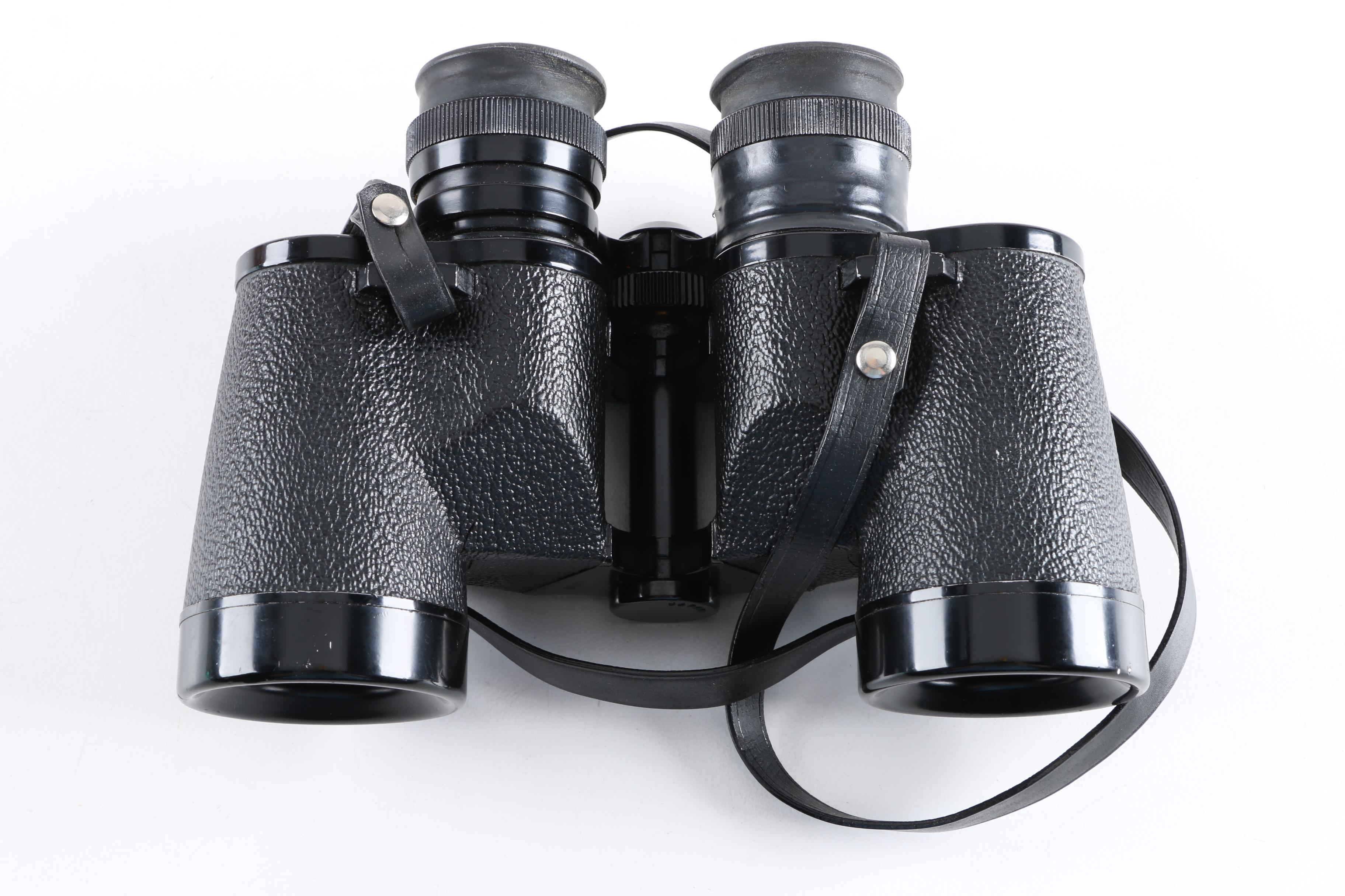 Vintage Scope Model 3809 Binoculars with Case EBTH