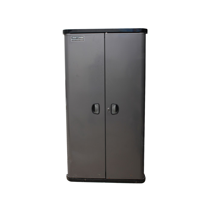 Craftsman Professional Locking Gray Storage Cabinet Ebth