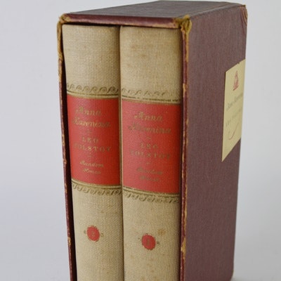 Two-Volume "Anna Karenina" by Leo Tolstoy with Slipcase