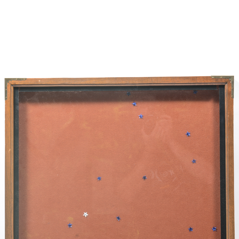 Vintage Knife Wooden Display Case EBTH