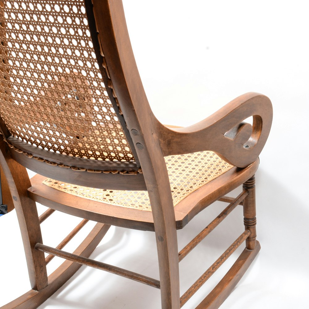 Antique Victorian Lincoln Style Rocking Chair | EBTH