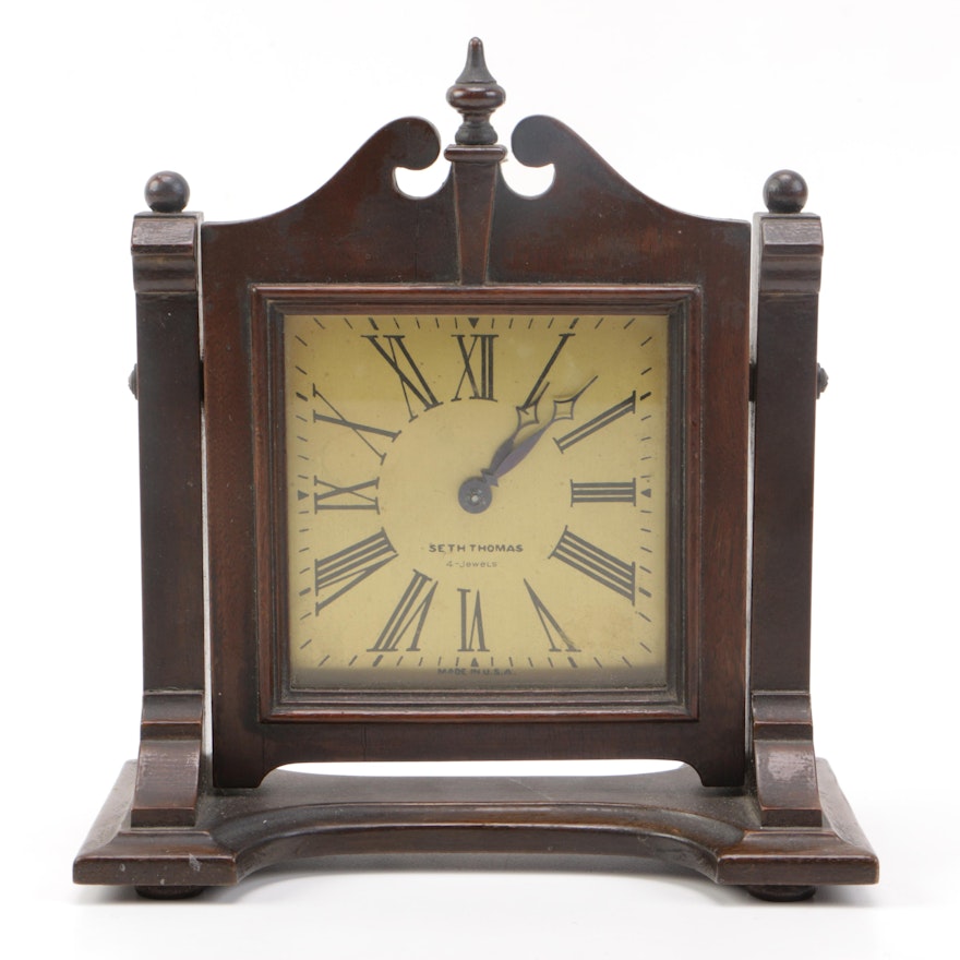 Vintage Seth Thomas Desk Clock Ebth