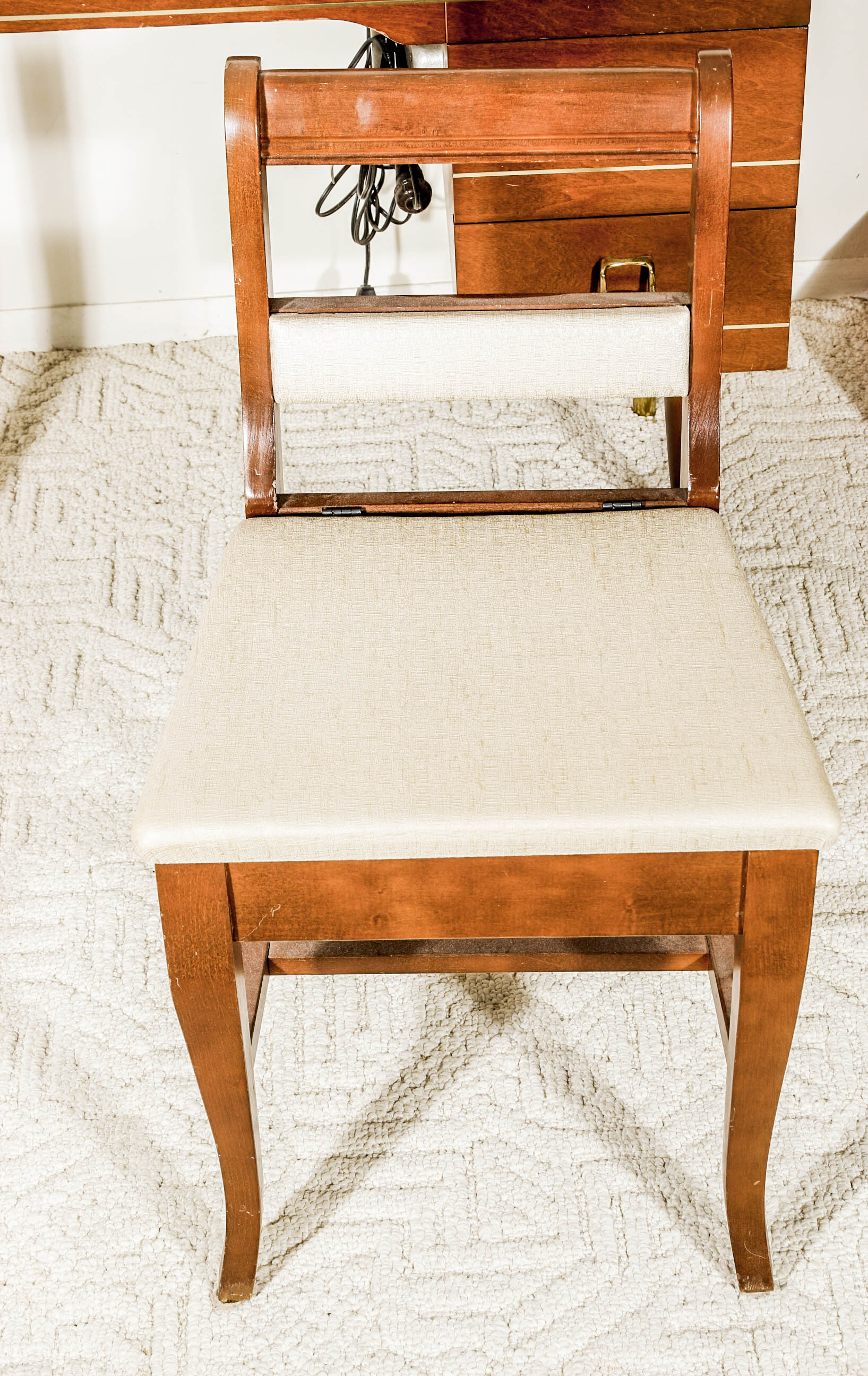 Necchi Sewing Machine, Table, and Chair EBTH