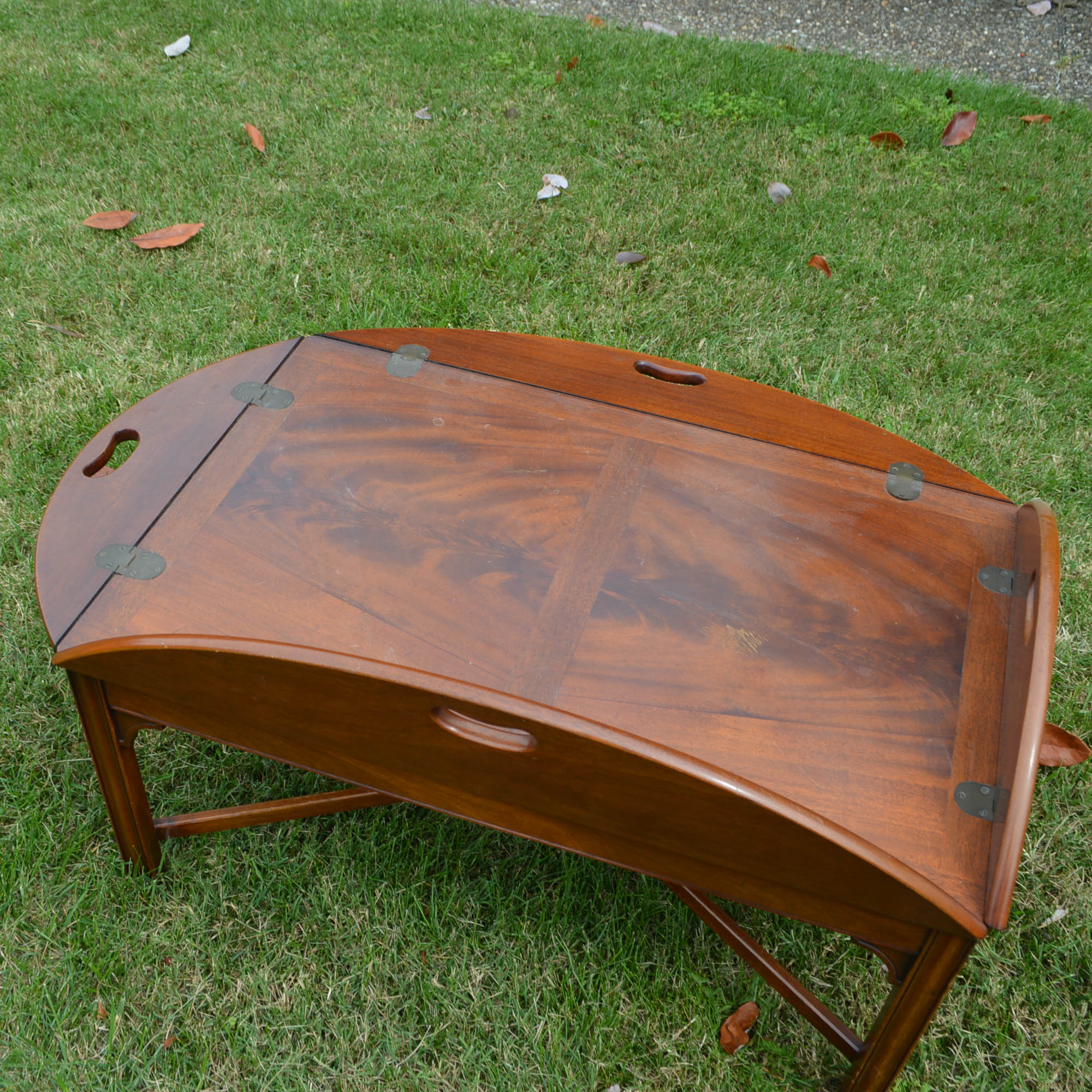 Mahogany Butler Tray Coffee Table by Henredon EBTH