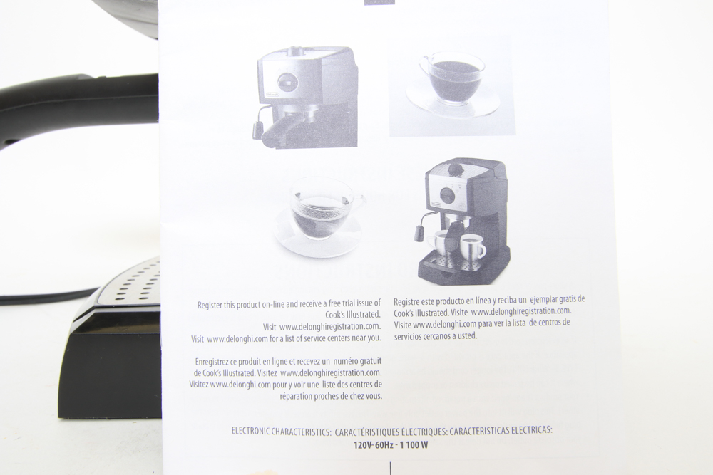 DeLonghi EC155 Easy Serving Espresso Machine EBTH