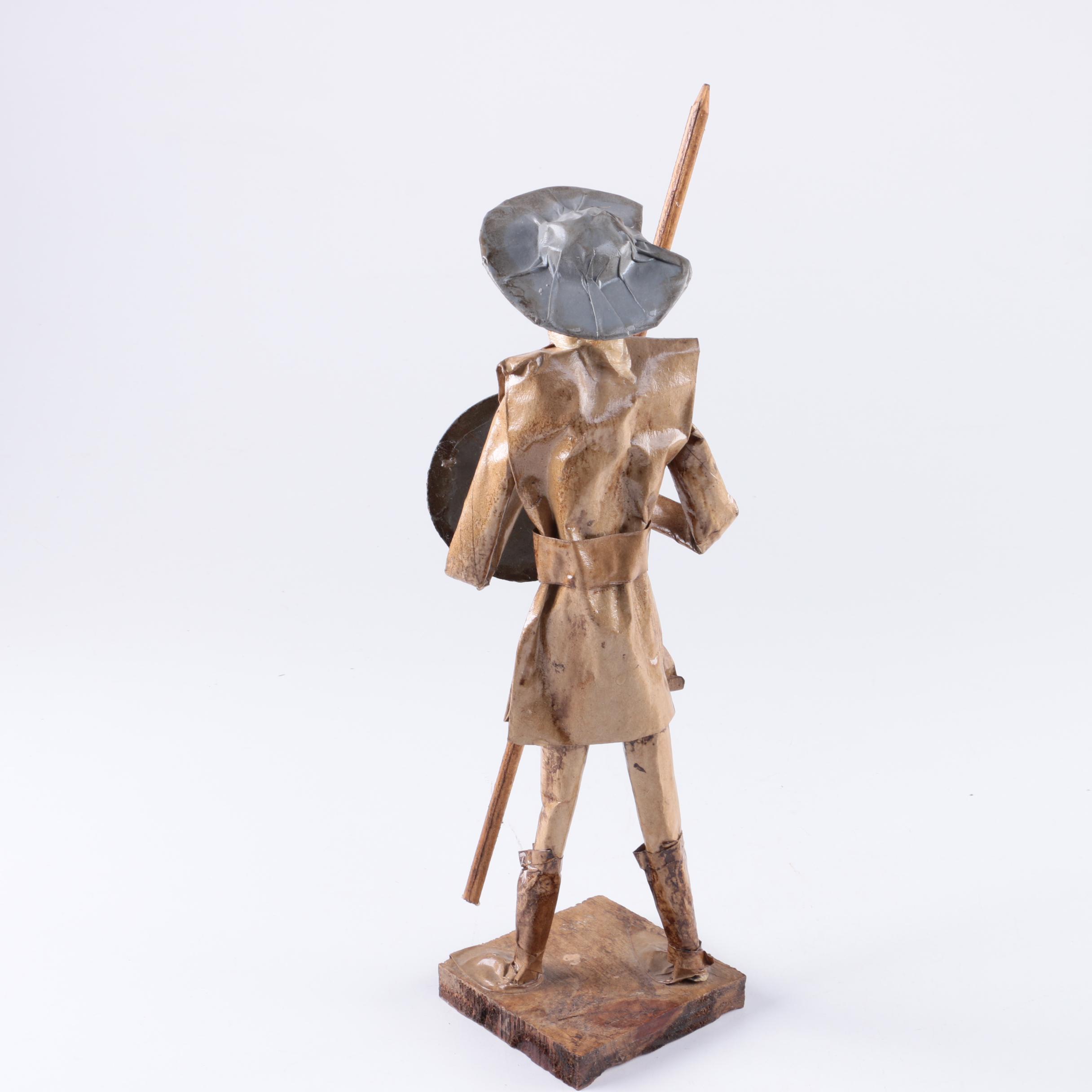HandCarved Wooden Don Quixote Figures Featuring OURO Artesania EBTH