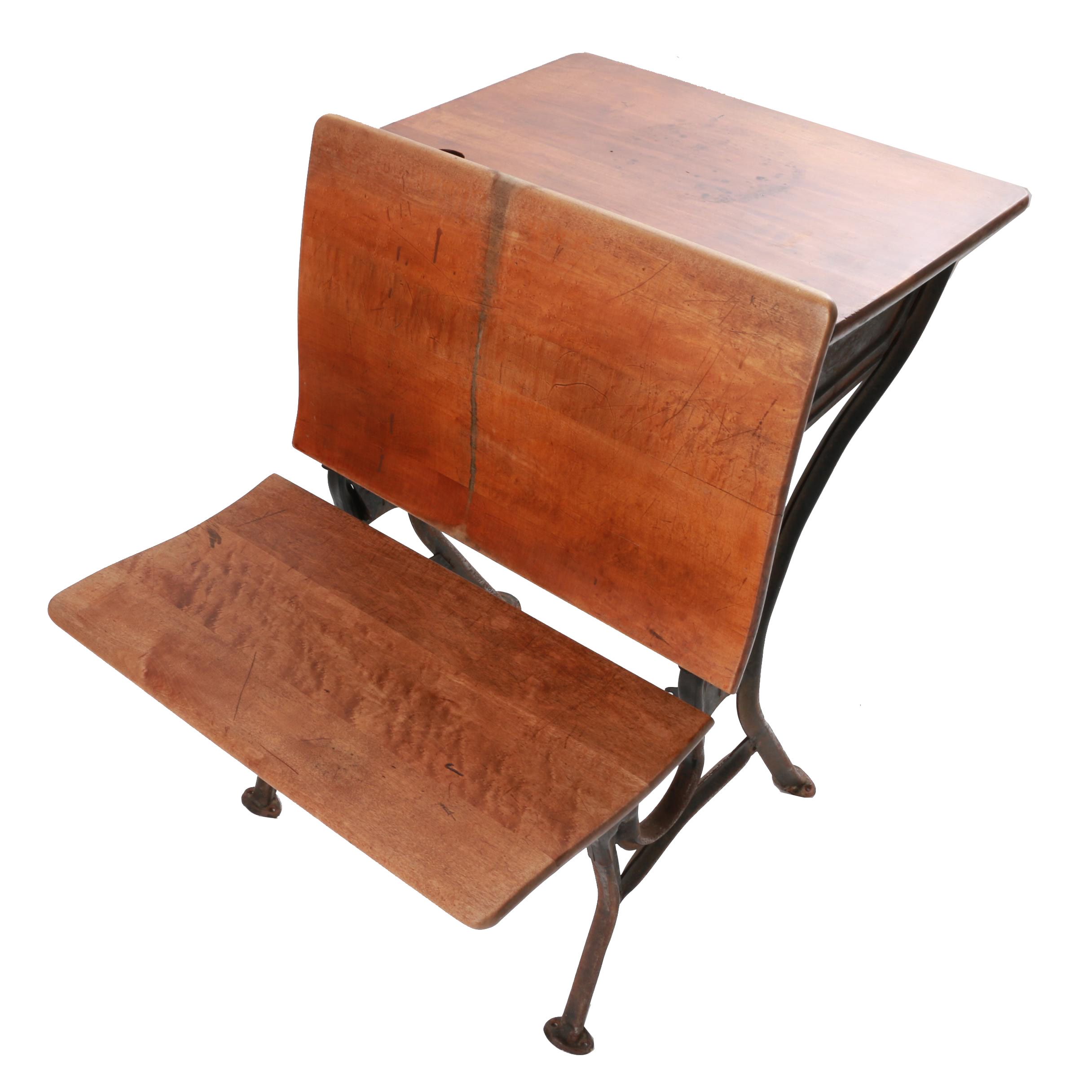 Antique School Desk EBTH