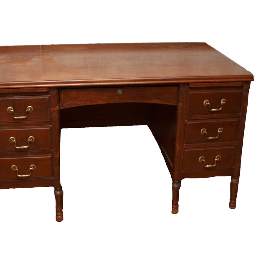 Vintage Desk By Central Desk Of Chicago Ebth