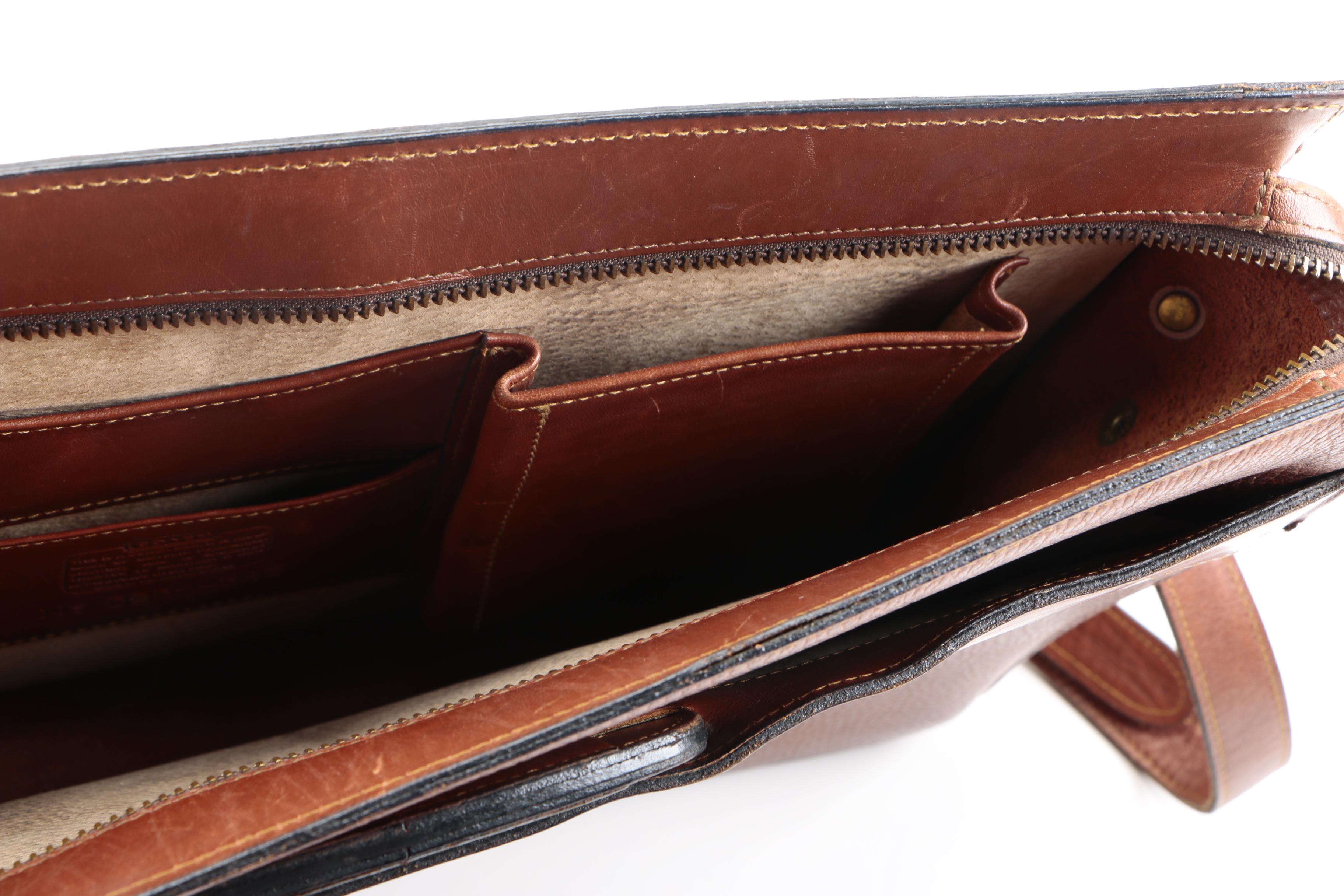 Vintage Coach Leather Briefcase EBTH