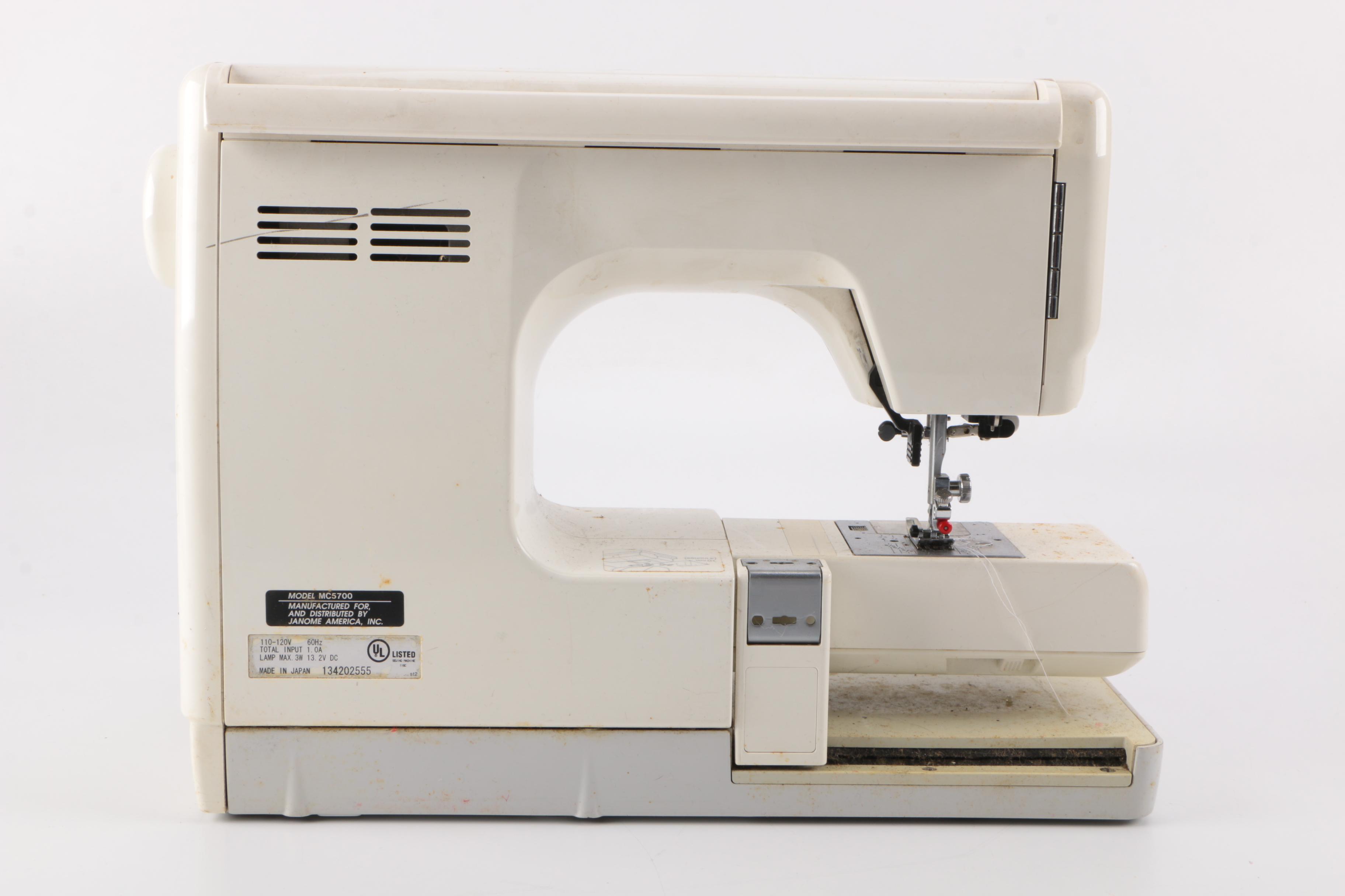 Janome Memory Craft 5700 Sewing Machine EBTH