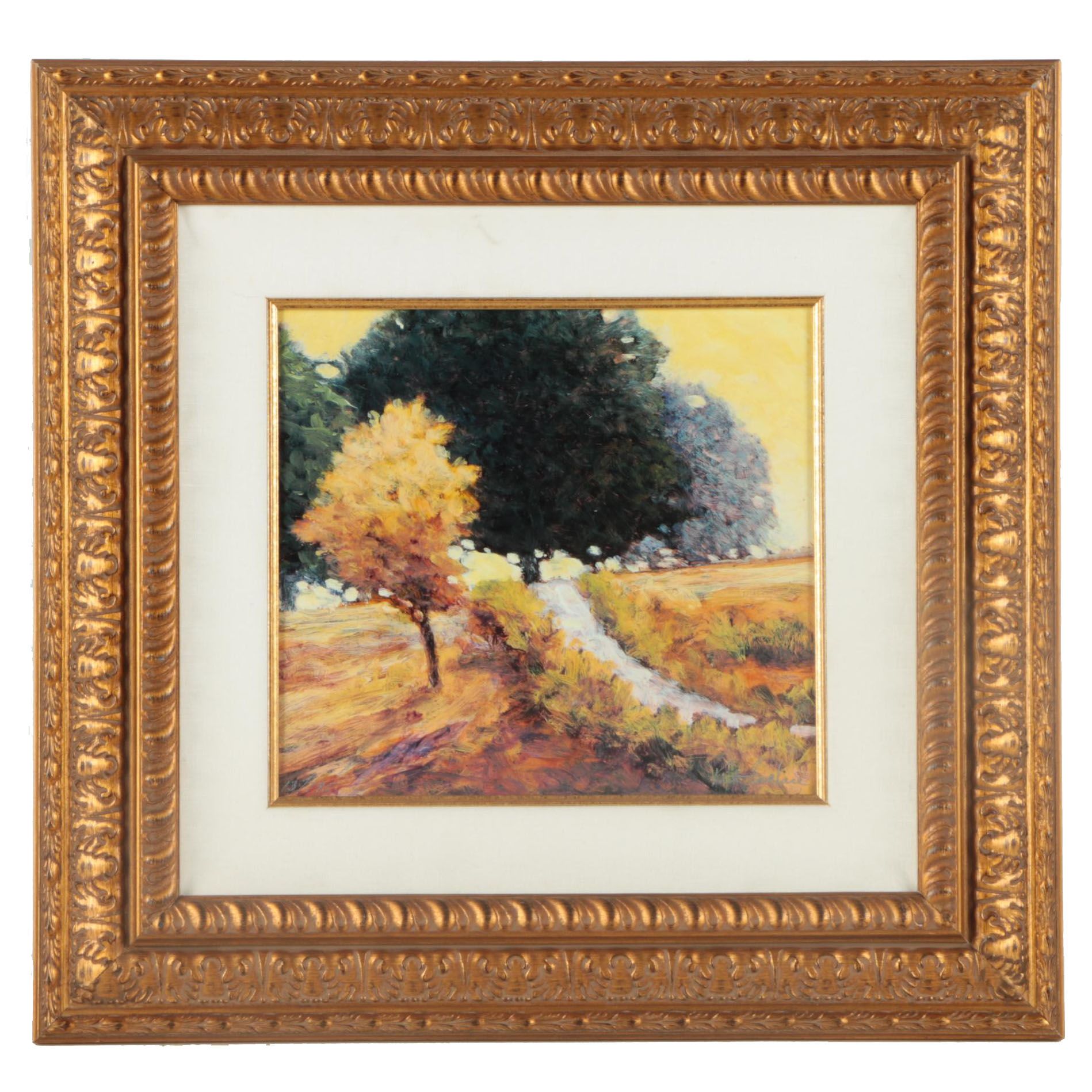 Kent Lovelace Limited Edition Offset Lithograph on Canvas "Aubigny" EBTH