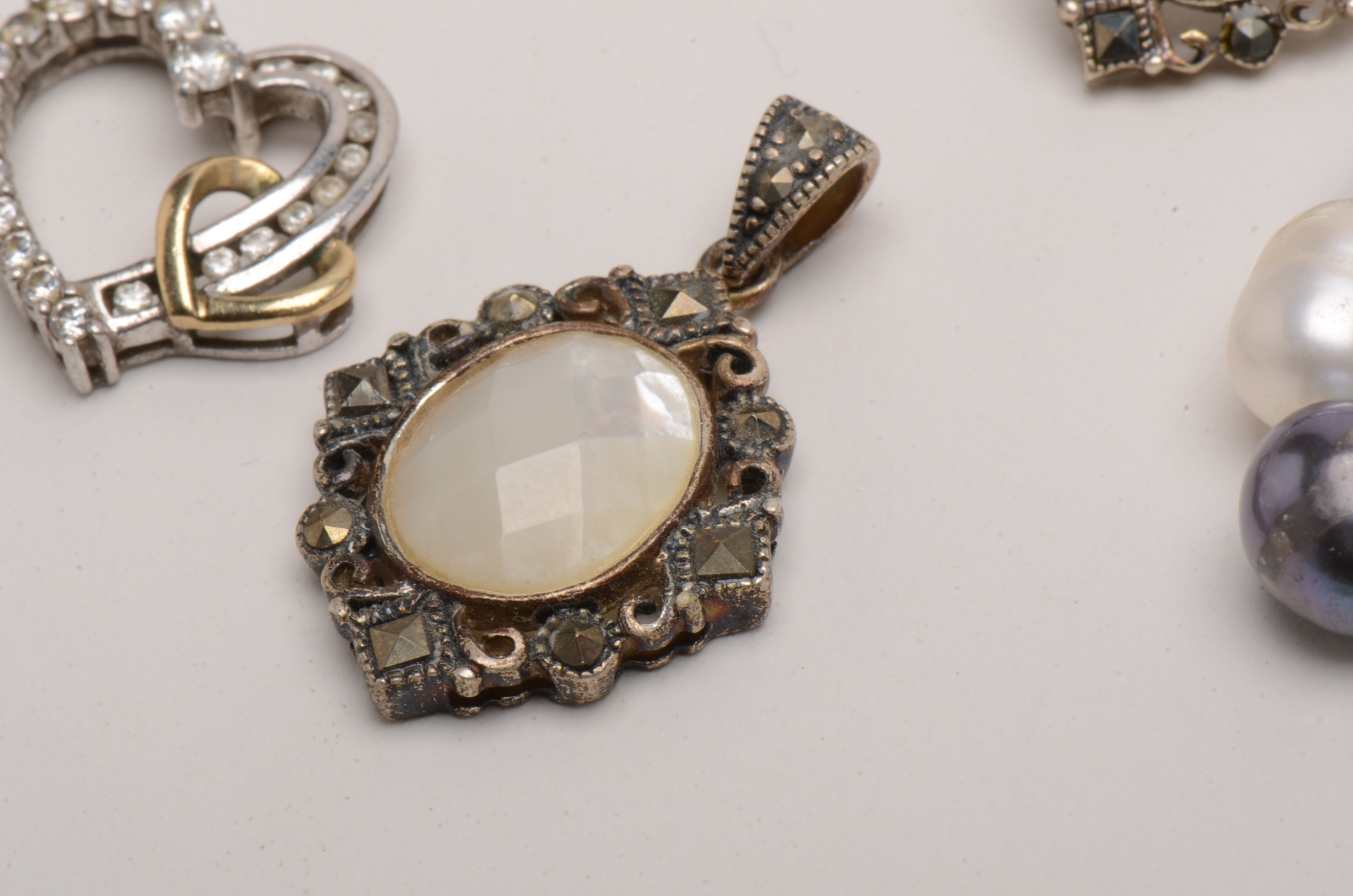 Sterling Silver Costume Jewelry Assortment EBTH