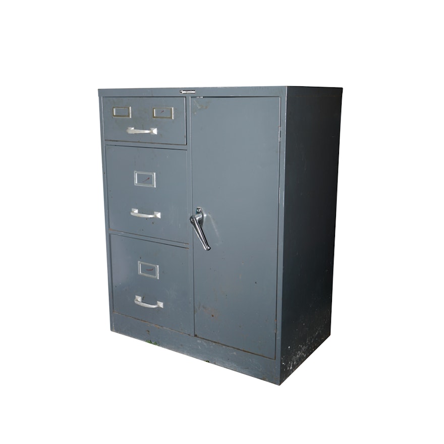 steelmaster art steel co. inc. office cabinet | ebth