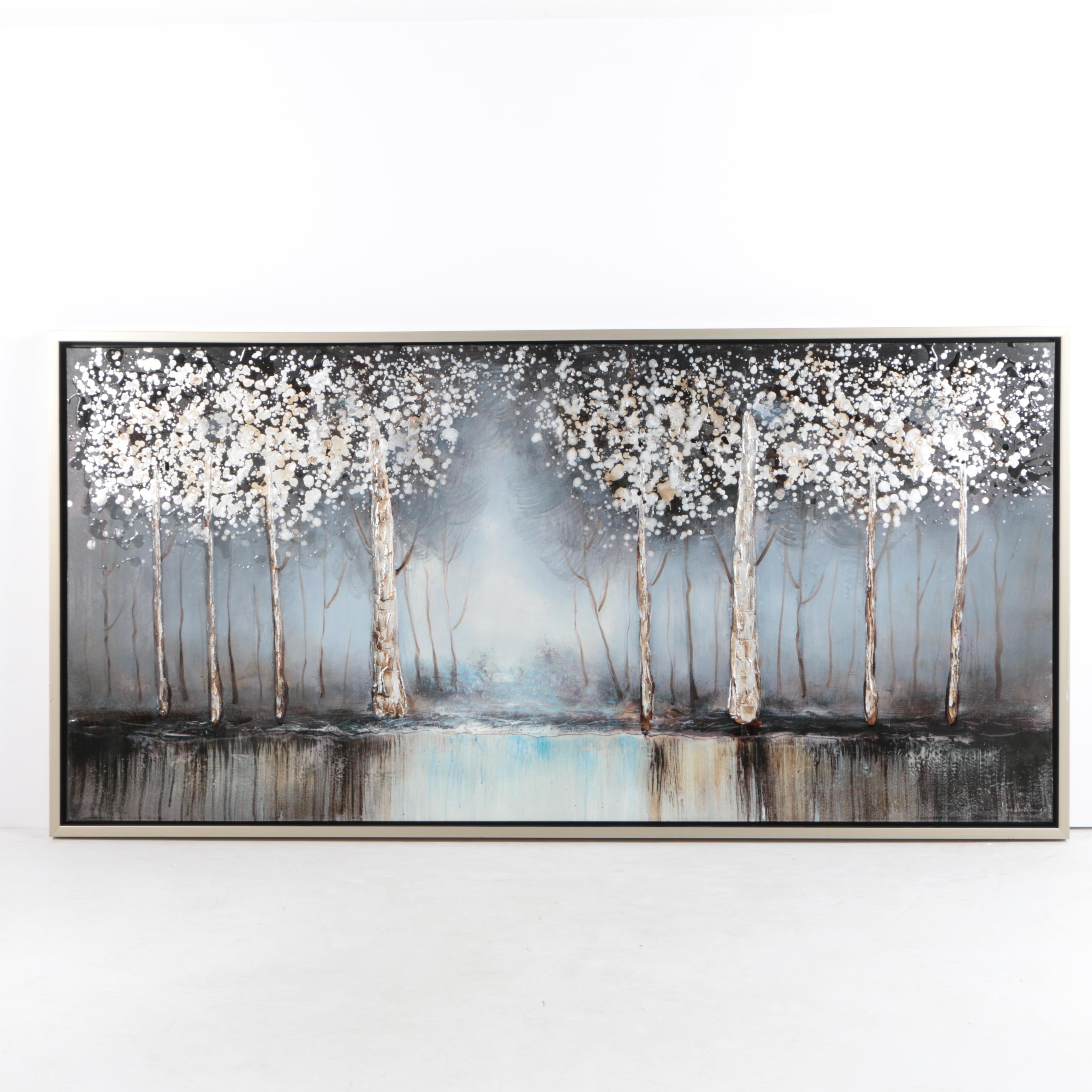 Embellished Giclee on Canvas EBTH