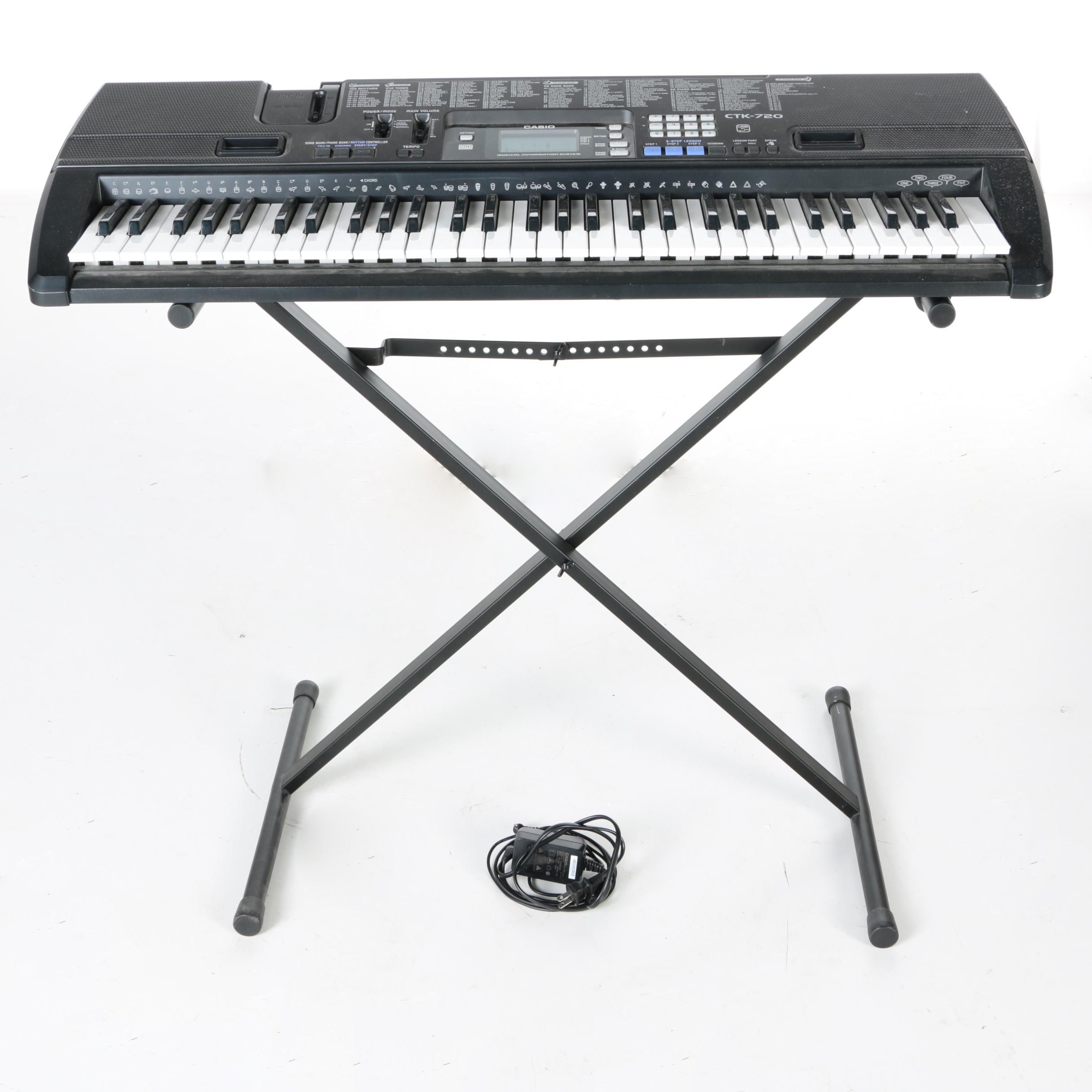 Casio Portable Electronic Keyboard and Stand EBTH