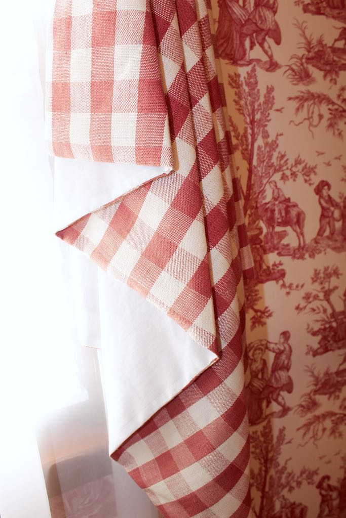 Red Toile Bedding & Curtain Sets EBTH