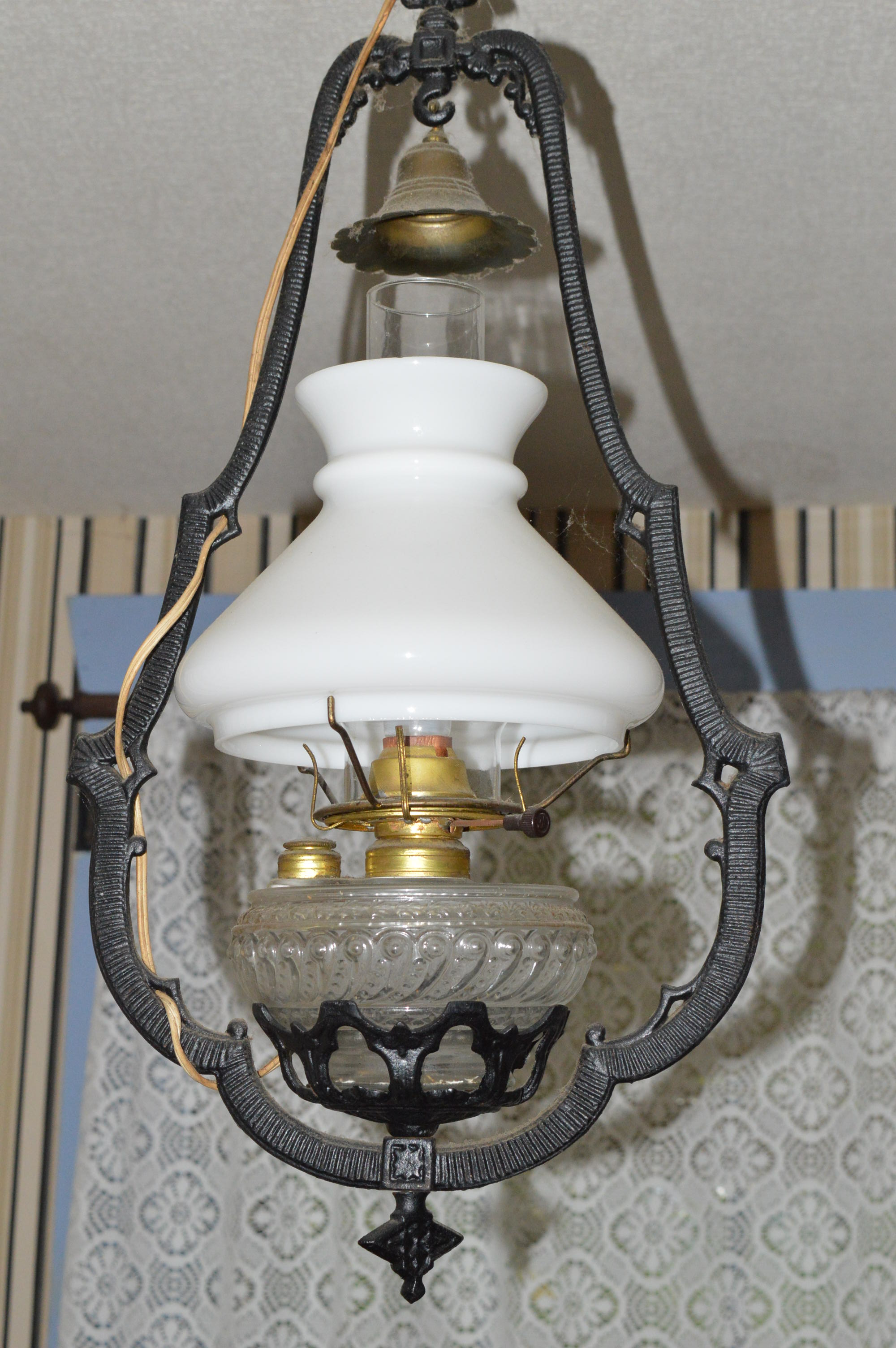 Hanging Hurricane Lamp Fixture EBTH