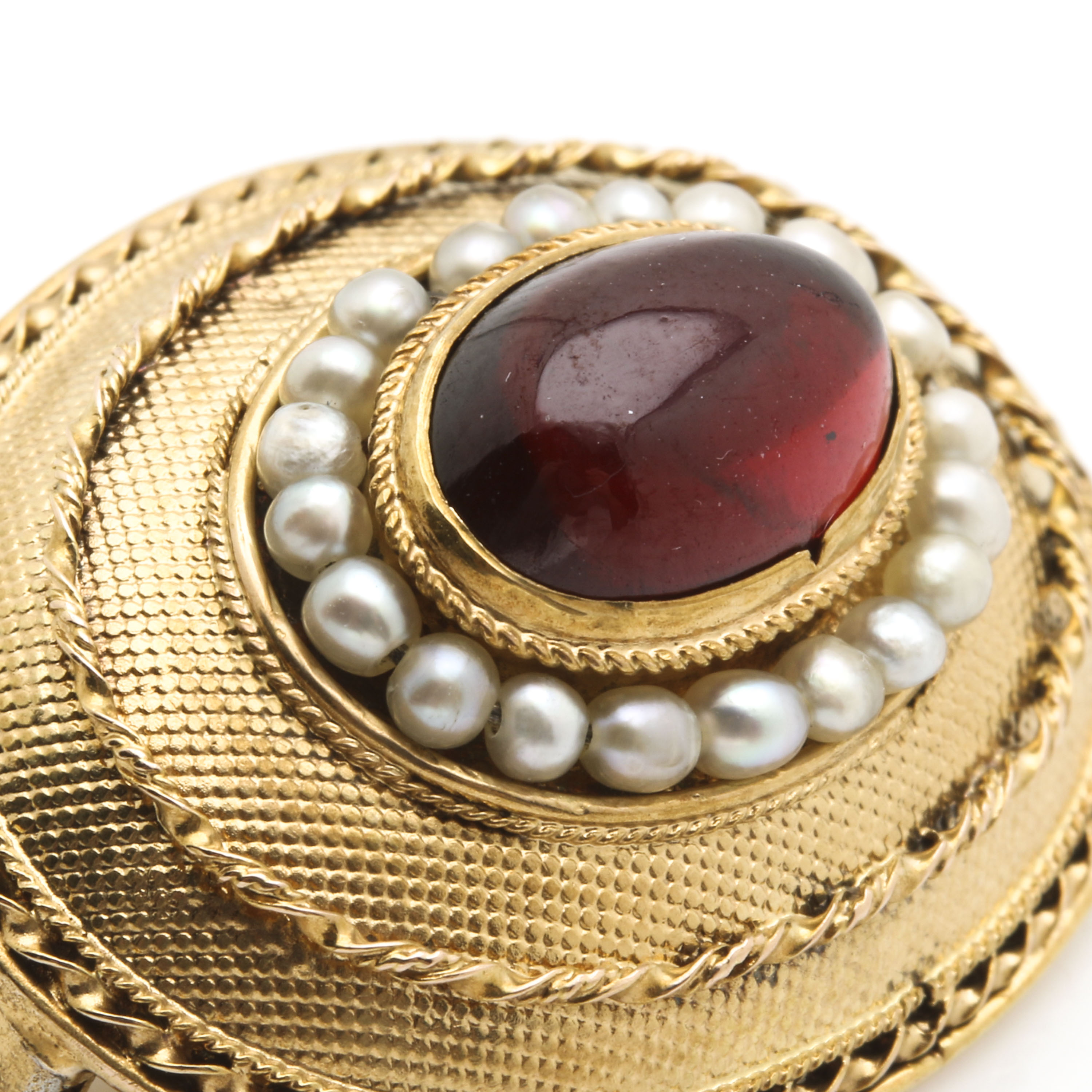 14K Yellow Gold Converter Brooch EBTH