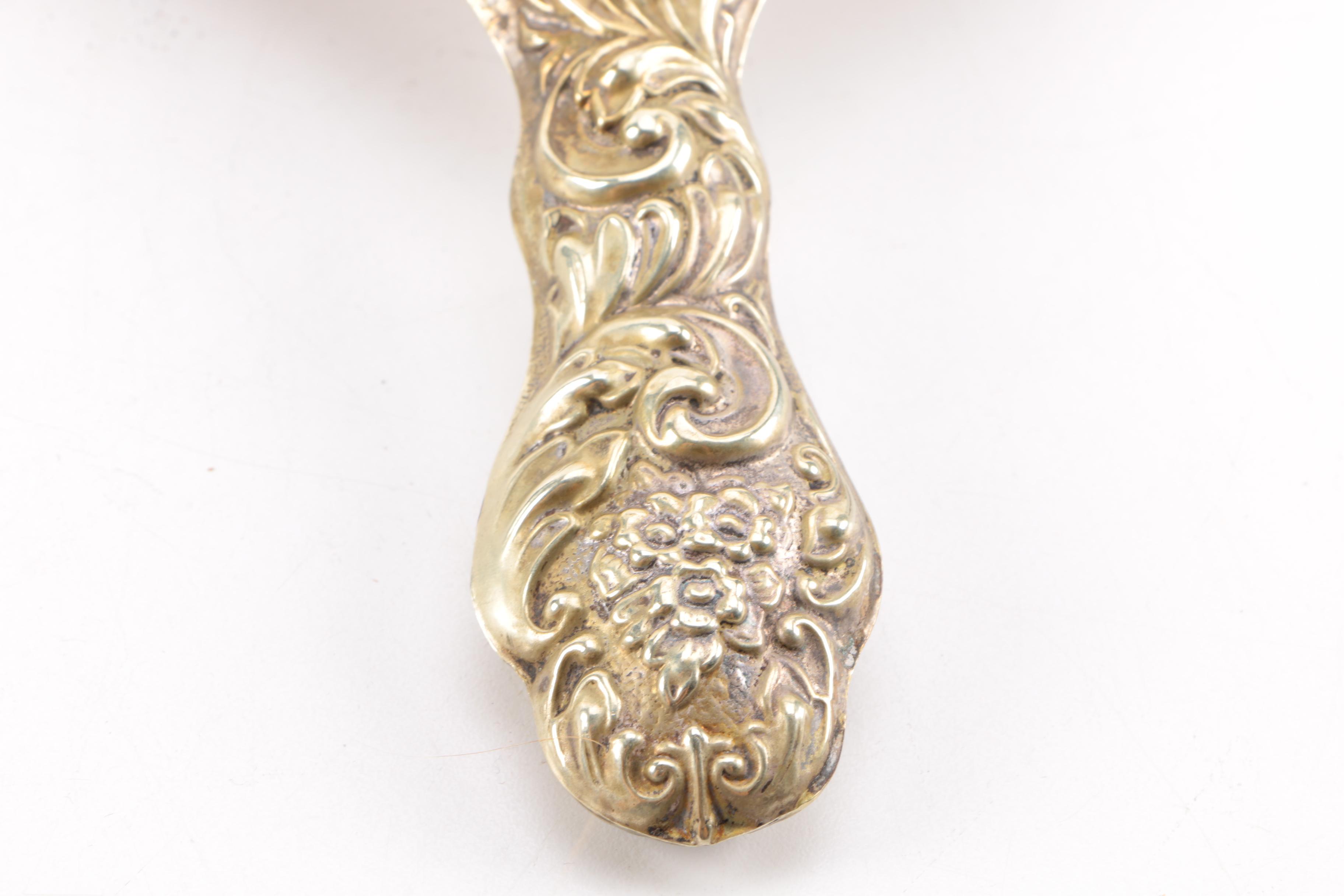 Silver Plate Sugar Cube Holder and Silver Plate Vanity Accessories EBTH