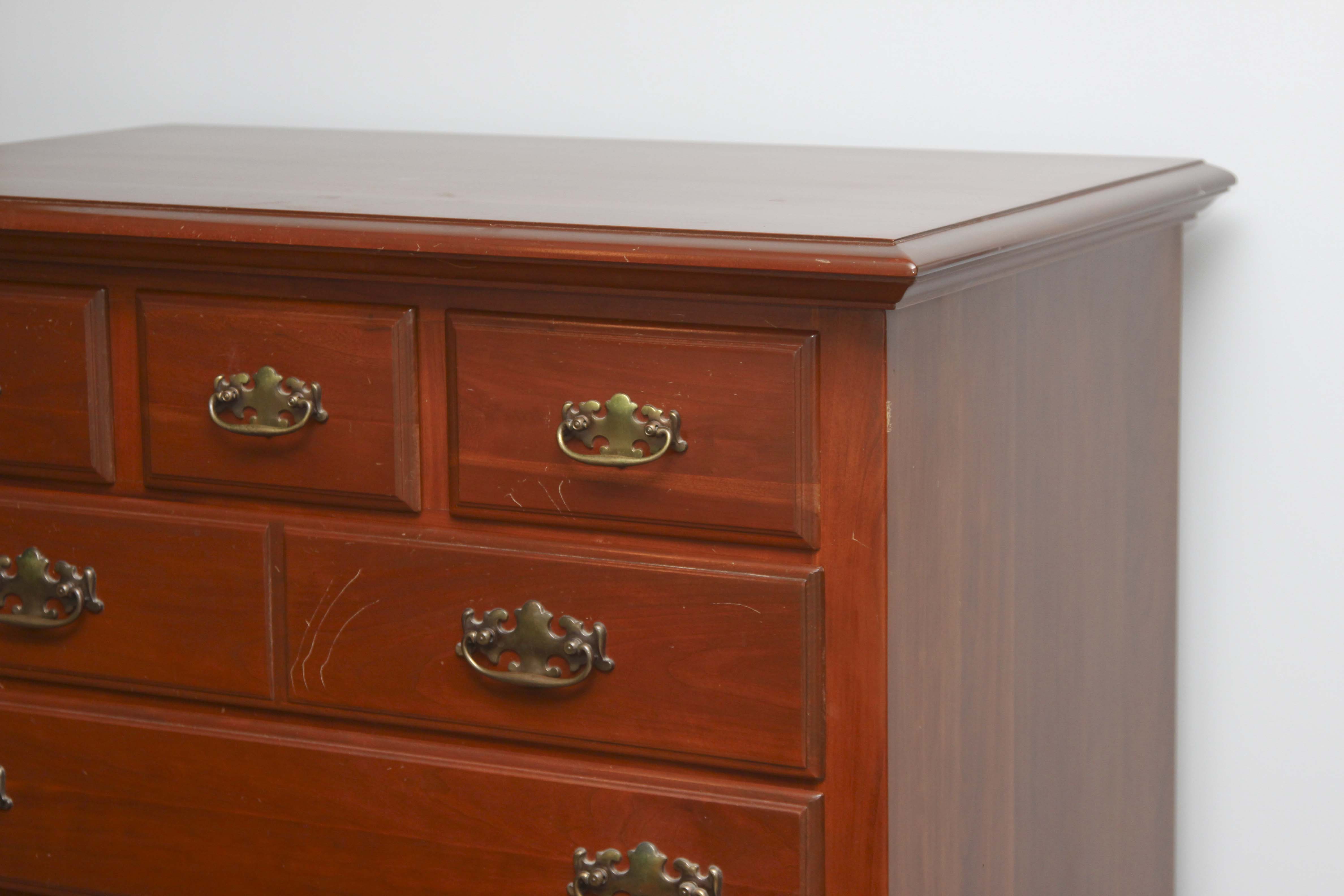Cherry Wood Chest of Drawers by Harden Furniture Co. EBTH