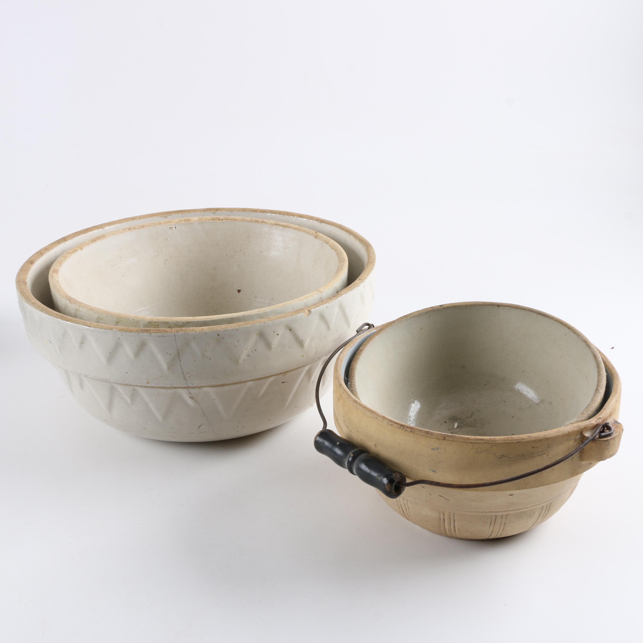Ceramic Serving Bowls Including Twentieth Century German Bowl EBTH