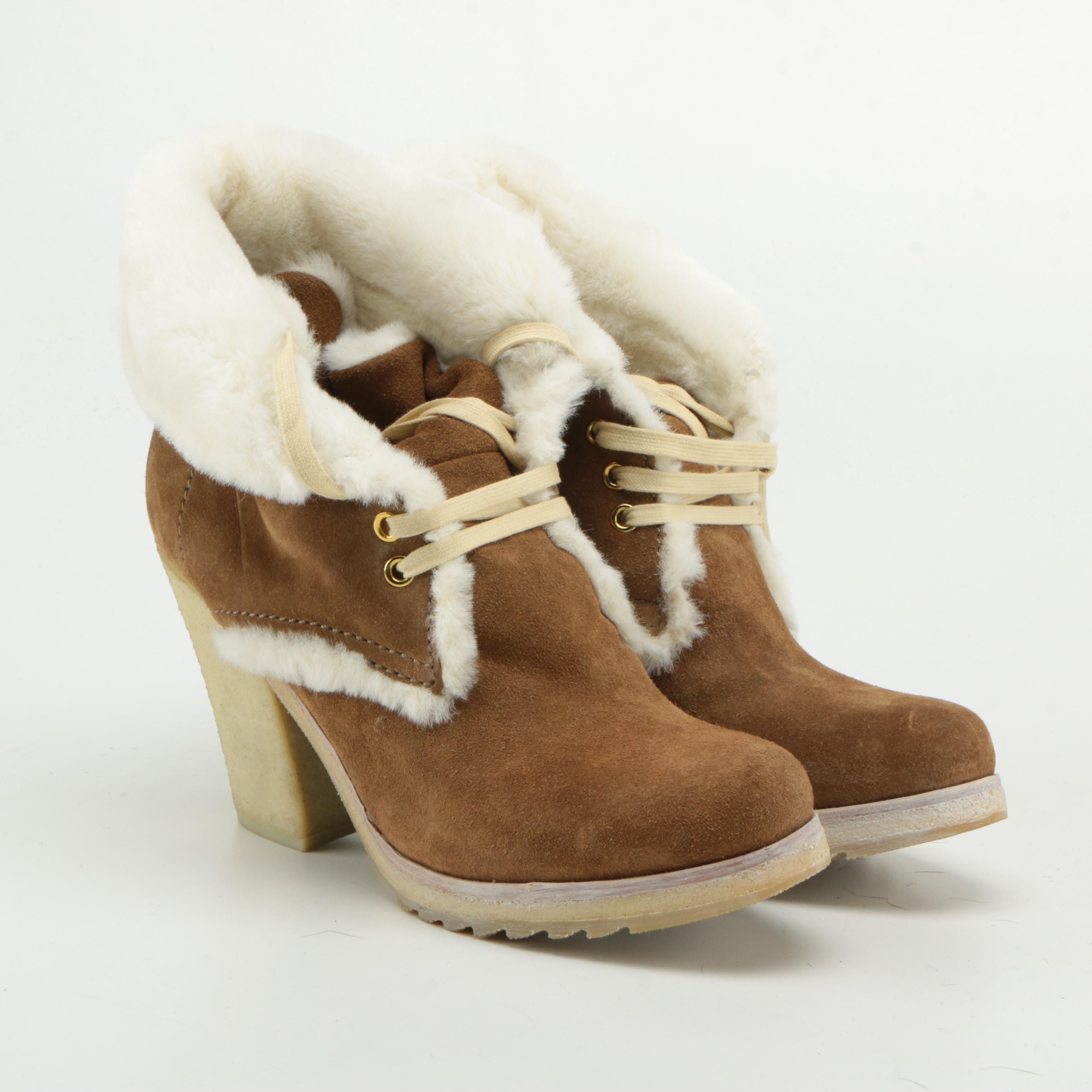 shearling lined chukka boots