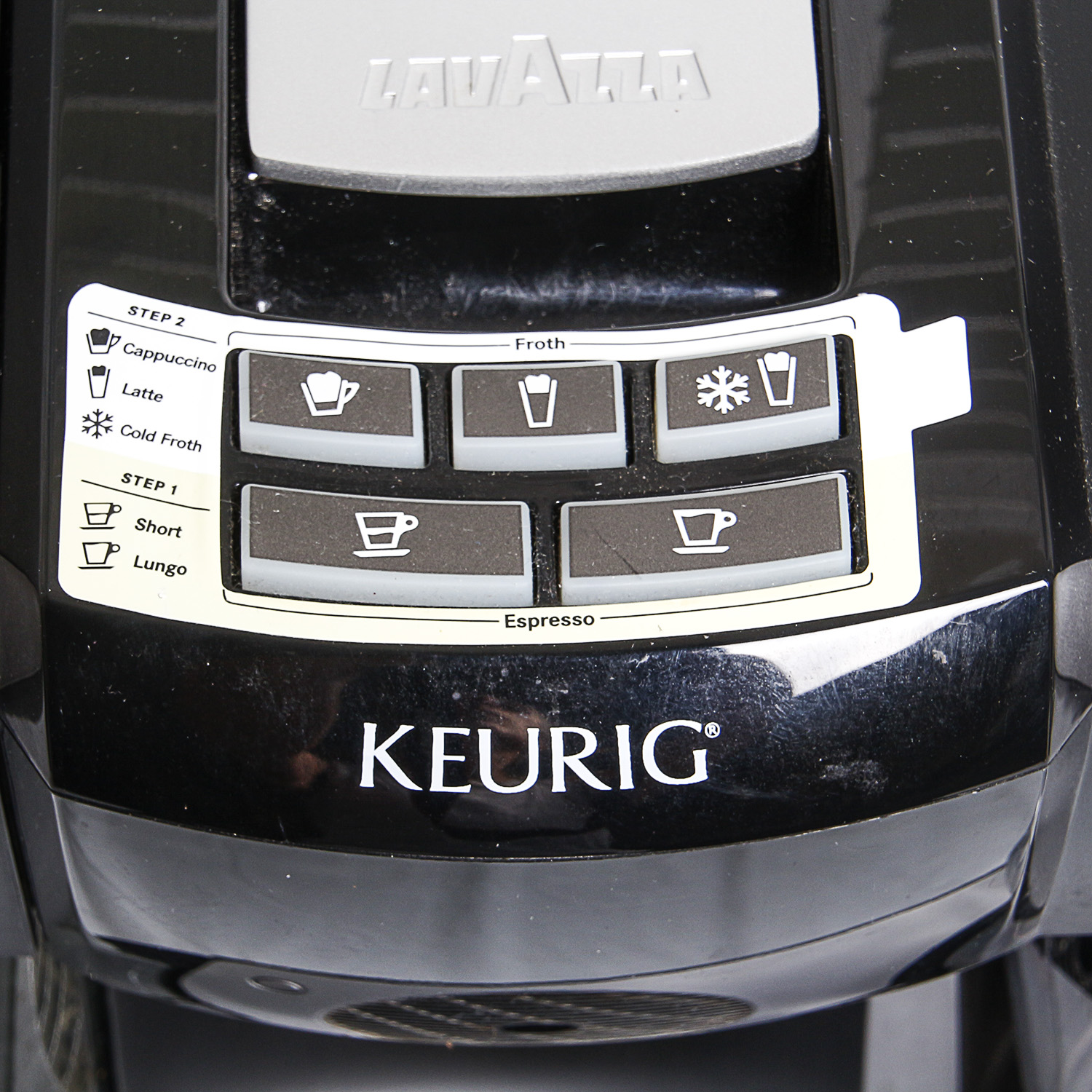 Keurig LAVAZZA Coffee Brewer with Pair of KCUP Holders EBTH