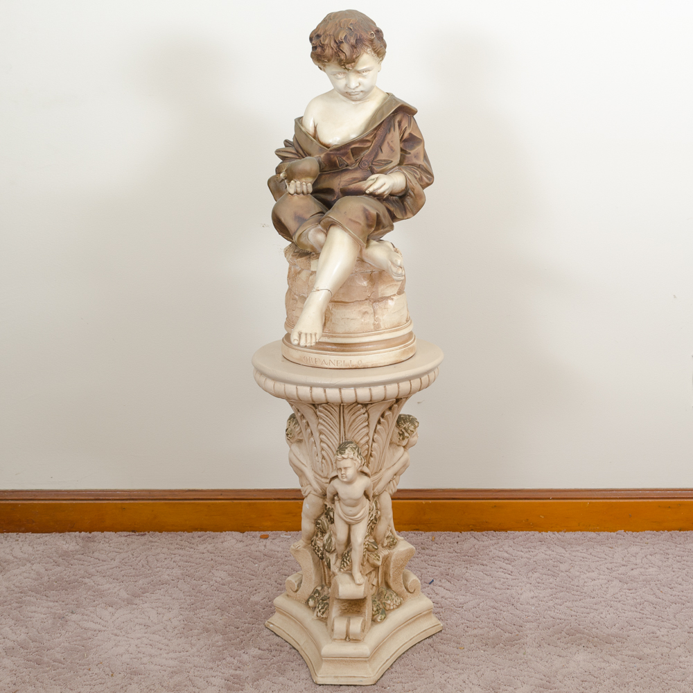 Reproduction Sculpture "Orfanello" EBTH