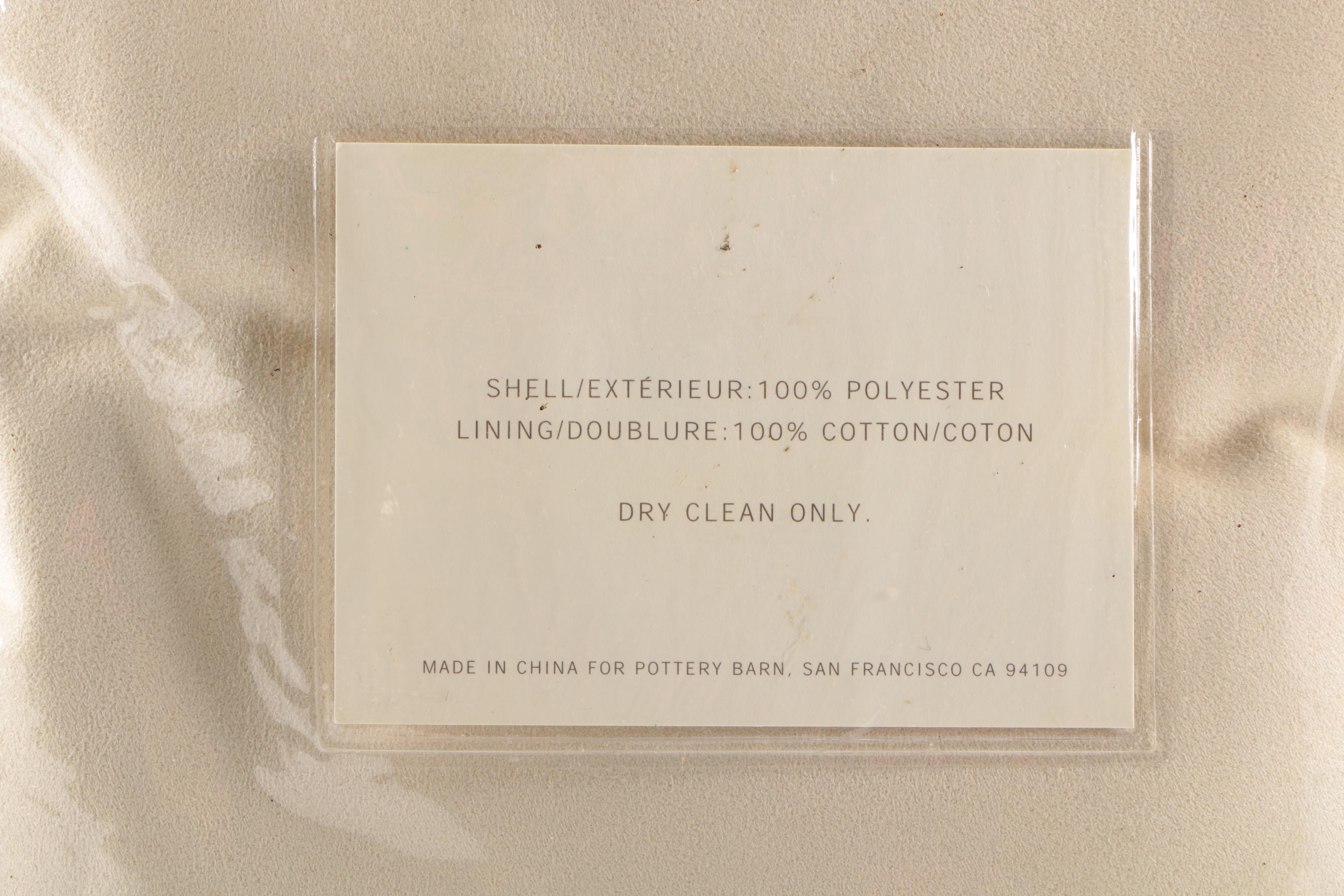 Pottery Barn Everyday Suede Drapes EBTH