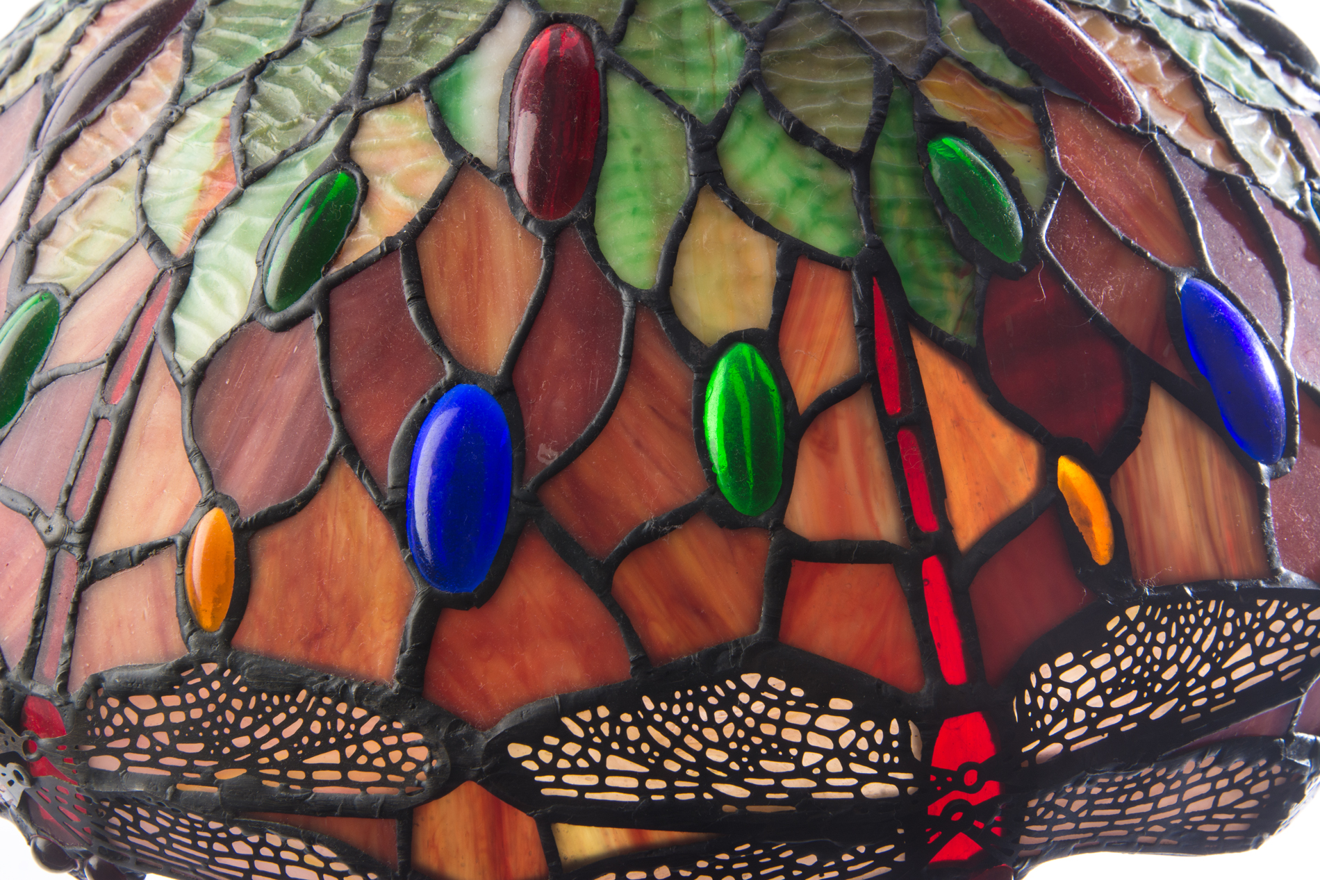 Dale Tiffany Stained Glass Dragonfly Lamp EBTH