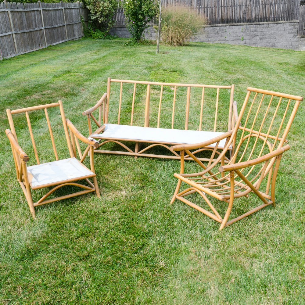 Set of Bamboo Outdoor Furniture by Modern Reed & Rattan Co. | EBTH
