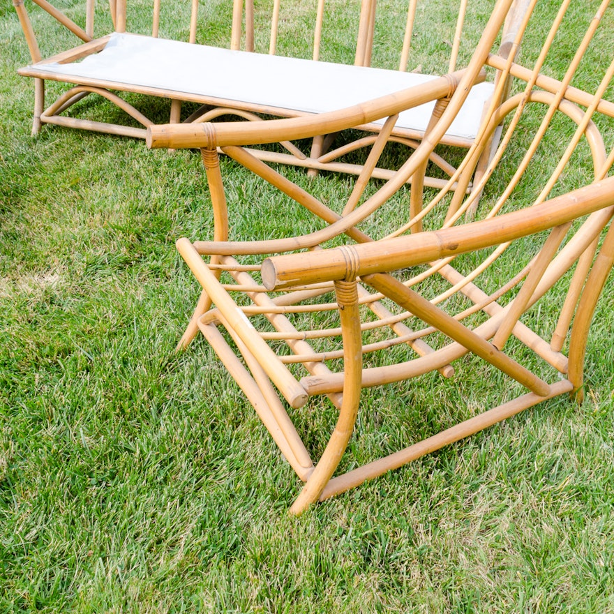 Set of Bamboo Outdoor Furniture by Modern Reed & Rattan Co. | EBTH