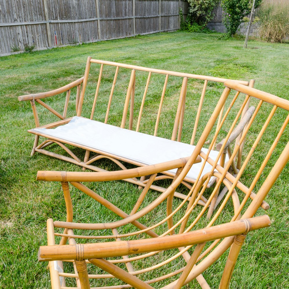 Set of Bamboo Outdoor Furniture by Modern Reed & Rattan Co. | EBTH