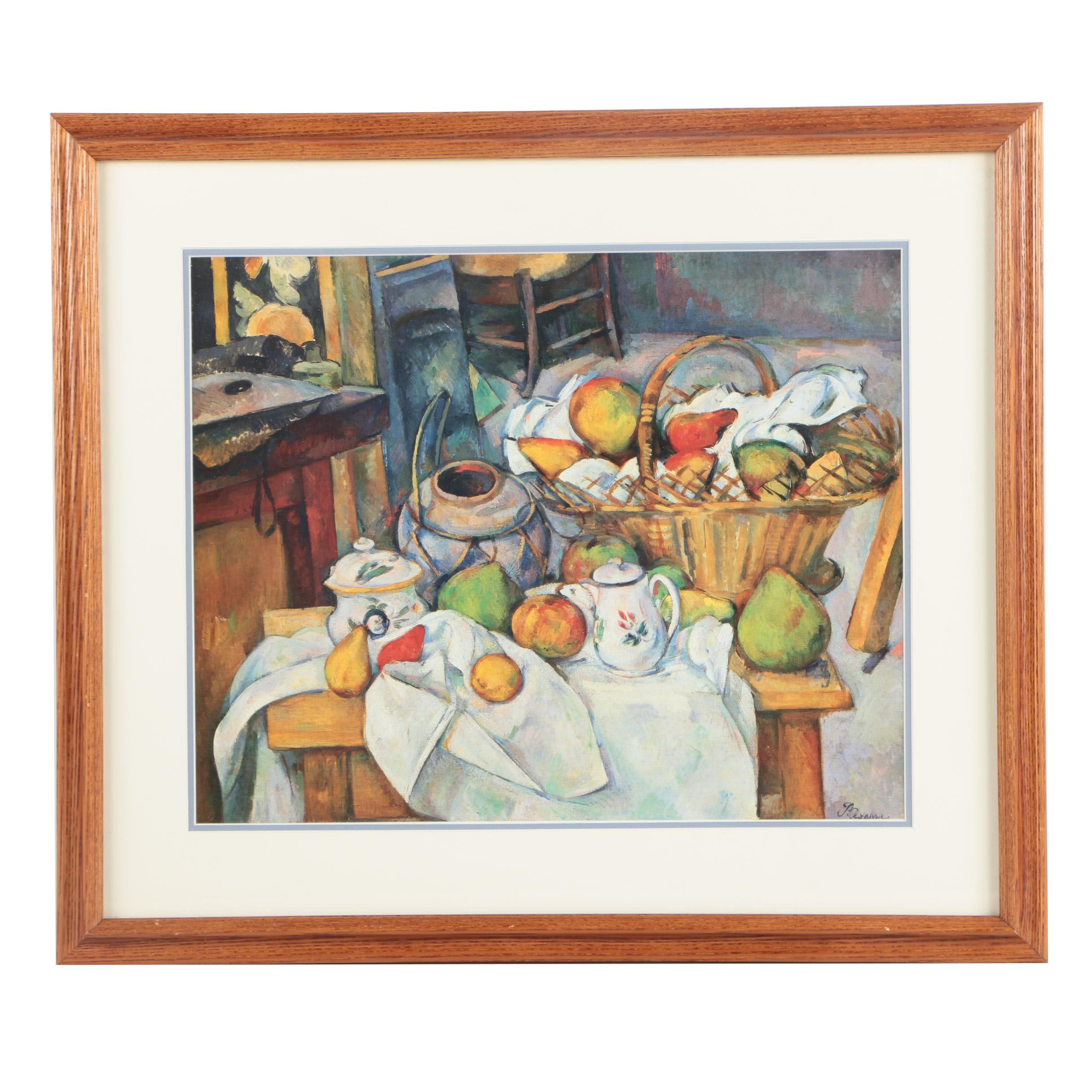 Offset Lithograph After Paul Cezanne's "Kitchen Table" EBTH