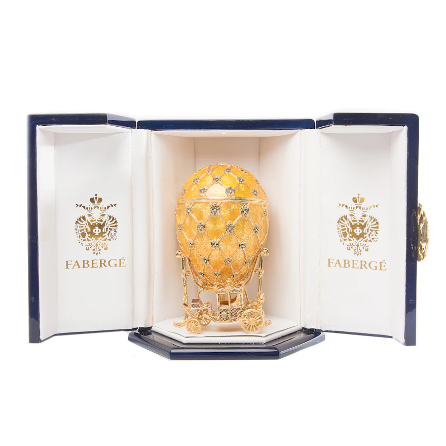 Licensed Replica Faberg Imperial Coronation Egg EBTH licensed-replica-faberg-imperial-coronation-egg-ebth