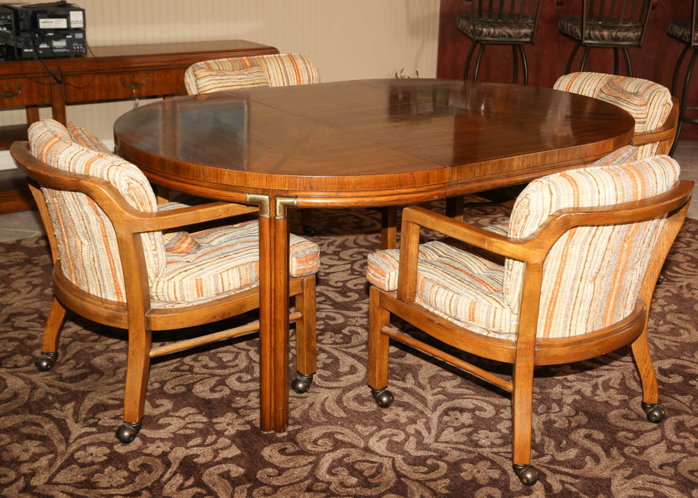 Vintage "Accolade" Dining Table and Chairs by Drexel Heritage EBTH