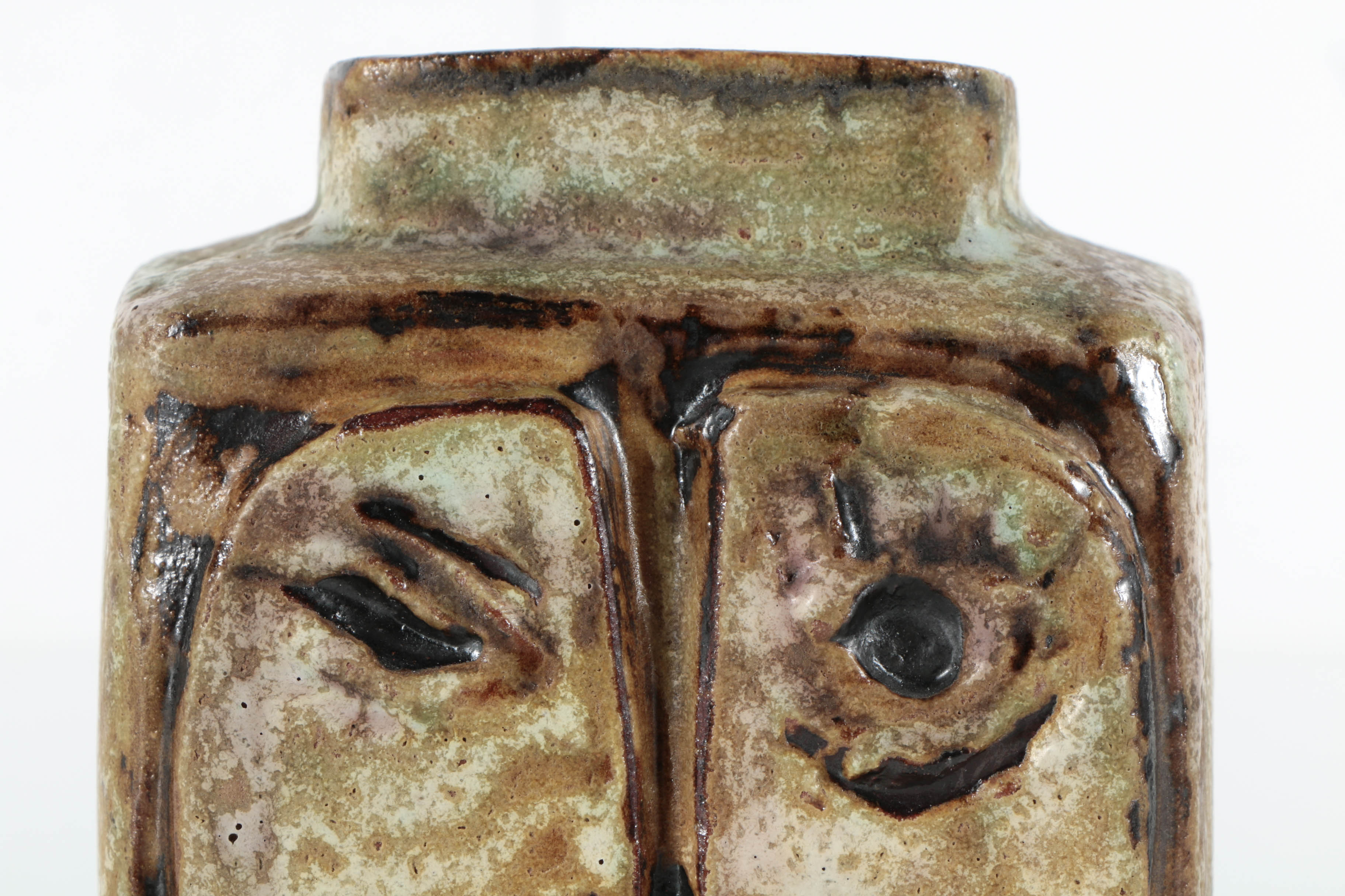 Helmut Schäffenacker Decorative Vase "Faces" EBTH