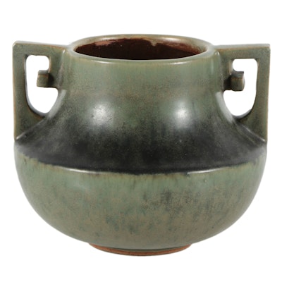 Fulper Pottery Ceramic Short Vase Fulper Pottery Ceramic Short Vase