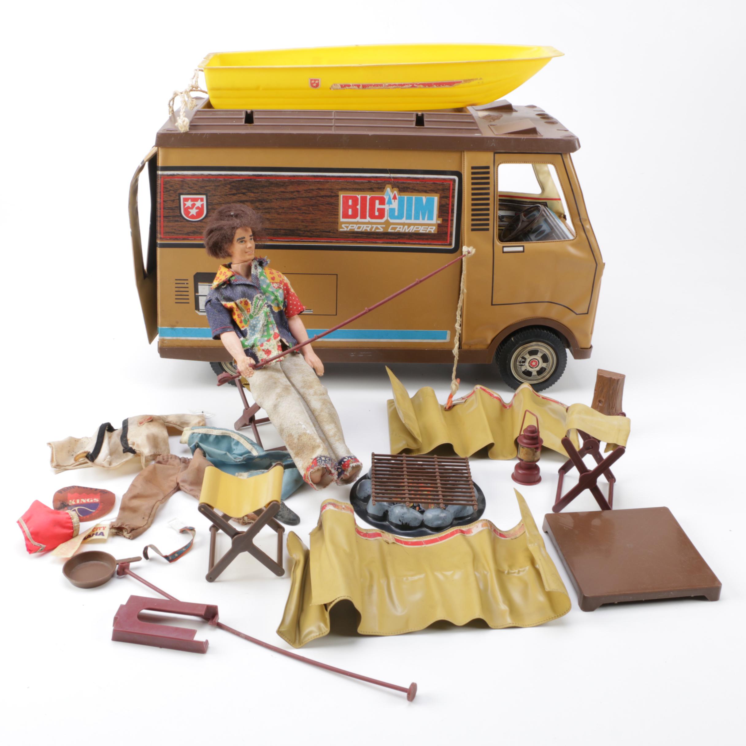 "Big Jim" Sports Camper Toy Set EBTH