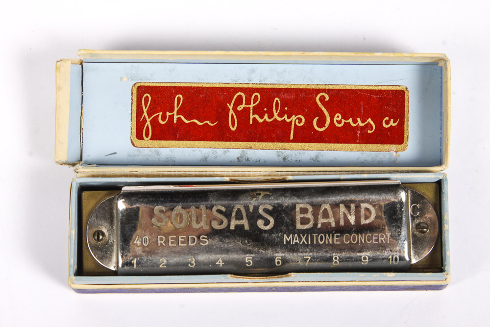 Vintage M. Hohner and John Philip Sousa Harmonicas EBTH