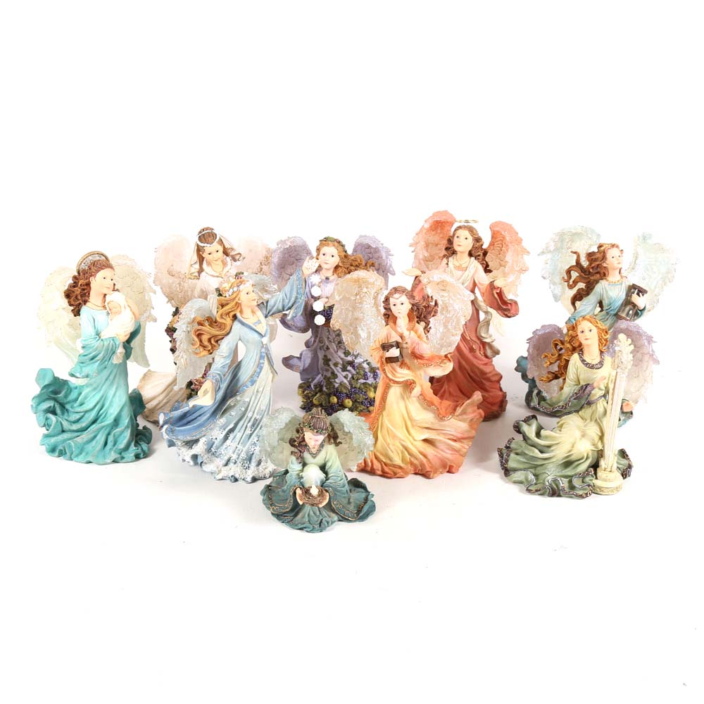 Boyds Charming Angels Collection Figurines Featuring First Editions EBTH