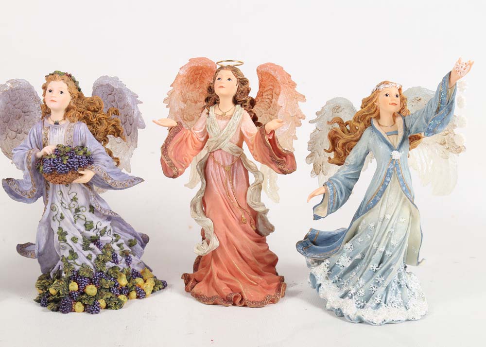 Boyds Charming Angels Collection Figurines Featuring First Editions EBTH