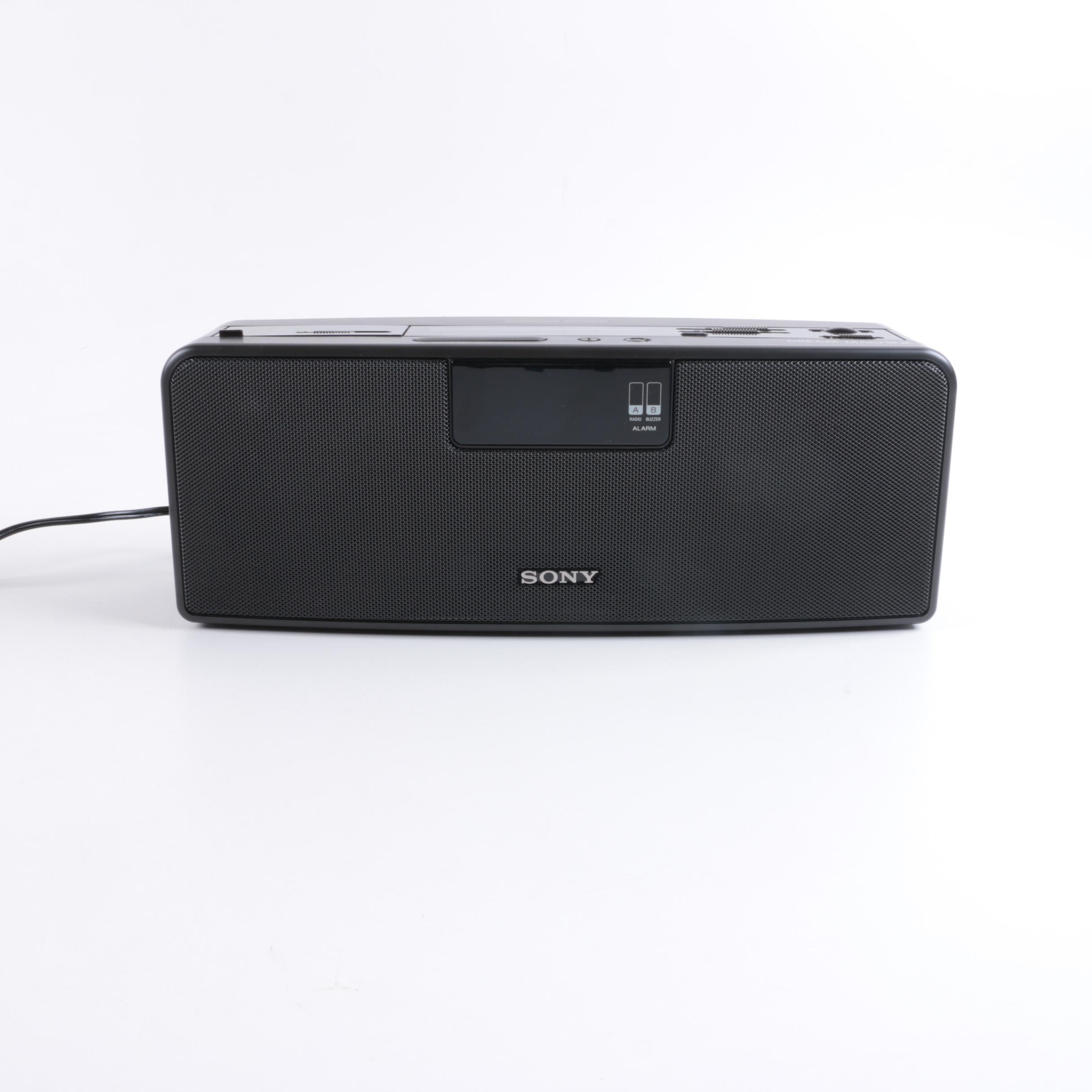 Sony "Dream Machine" Dual Alarm Clock Radio EBTH