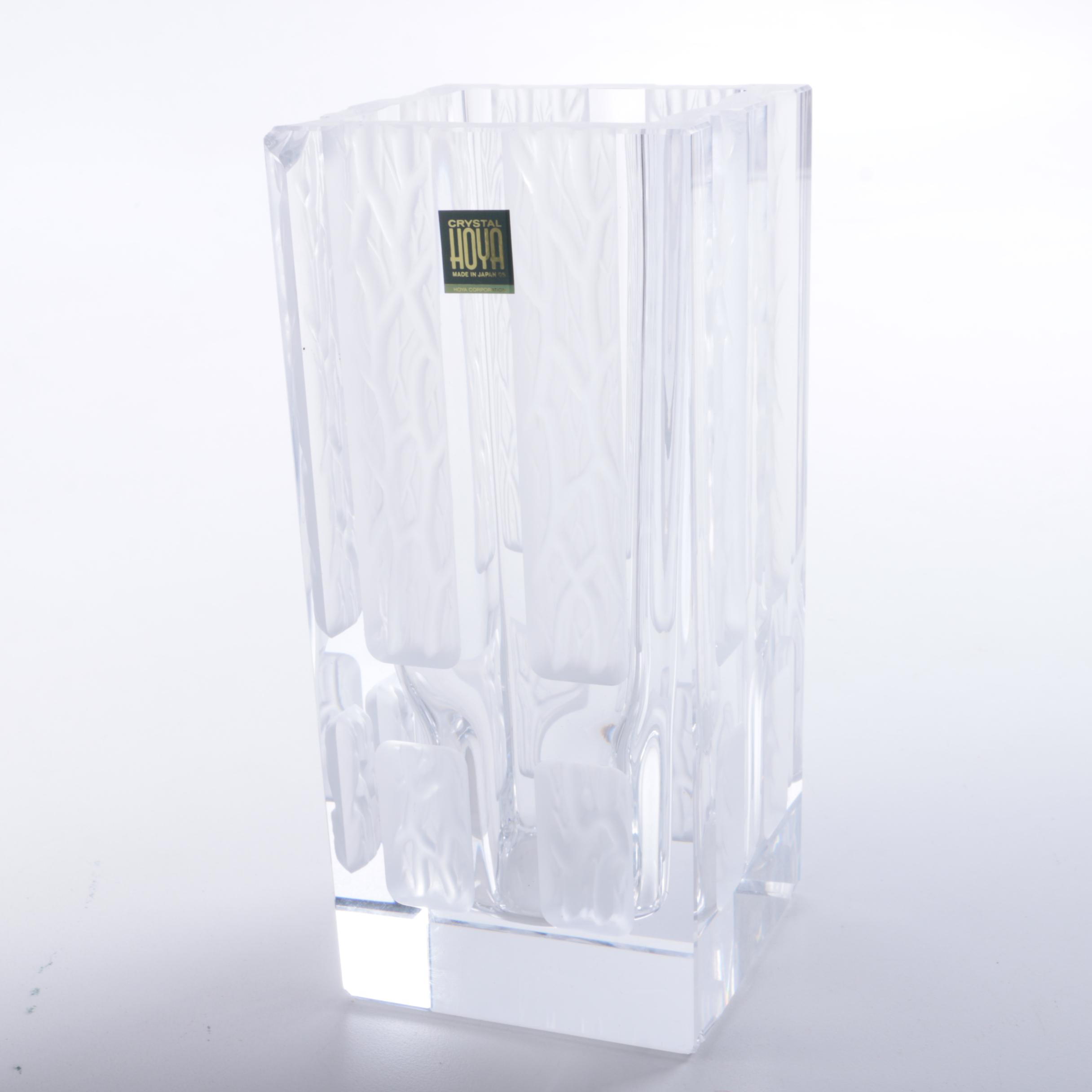 Hoya Crystal Vase Ebth