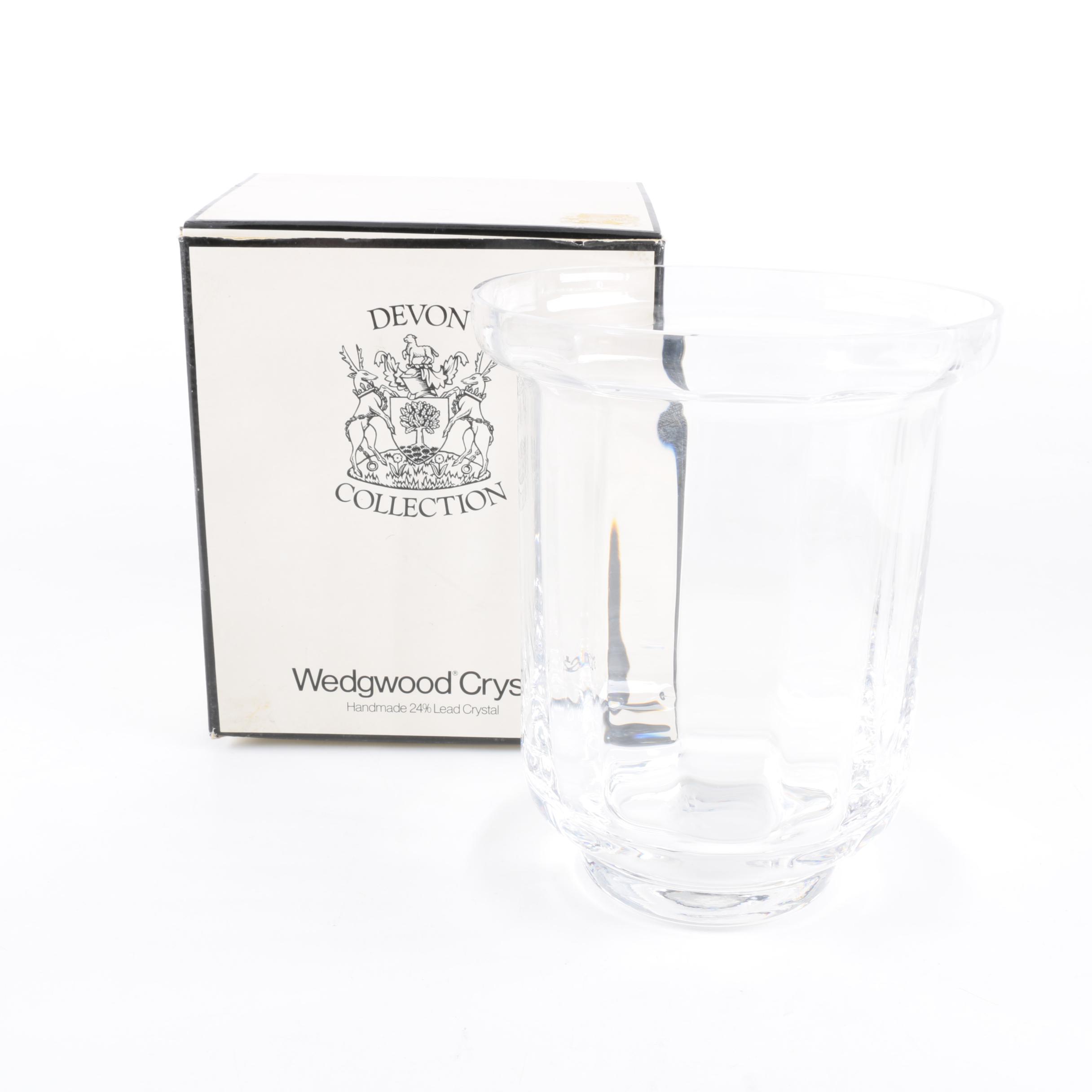 Wedgwood Crystal Vase From the Devon Collection EBTH