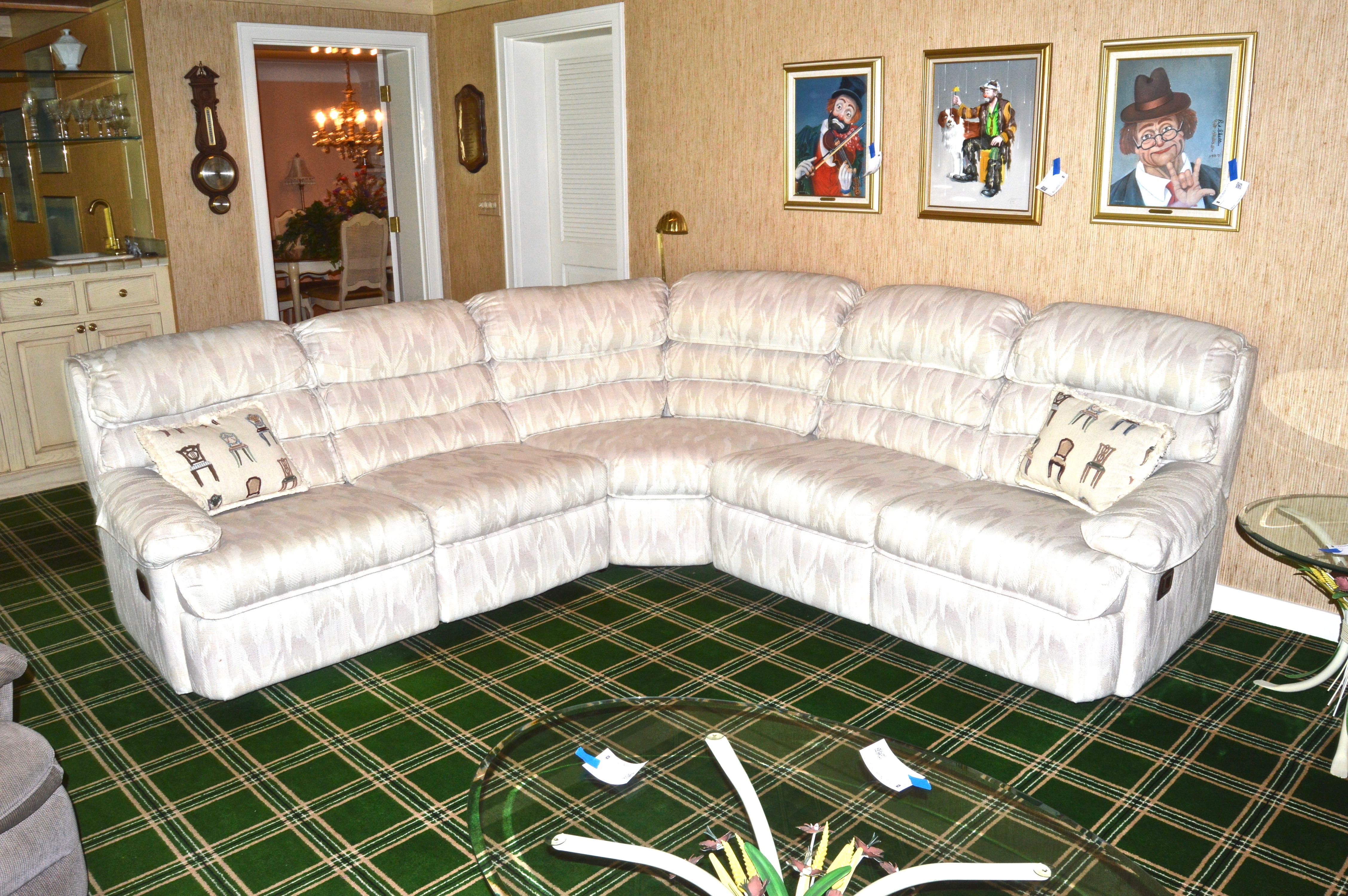 Sectional Sofa with BuiltIn Recliners EBTH