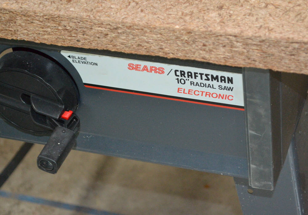 Sears Craftsman Electronic Radial Saw EBTH