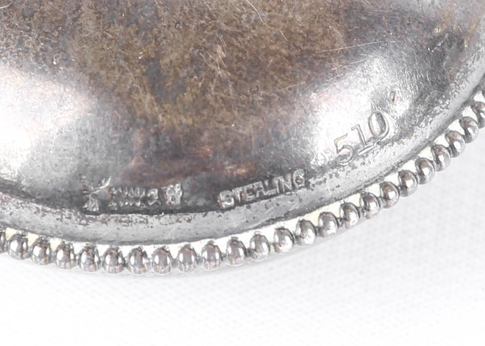 Antique Wallace Sterling Silver Flask EBTH