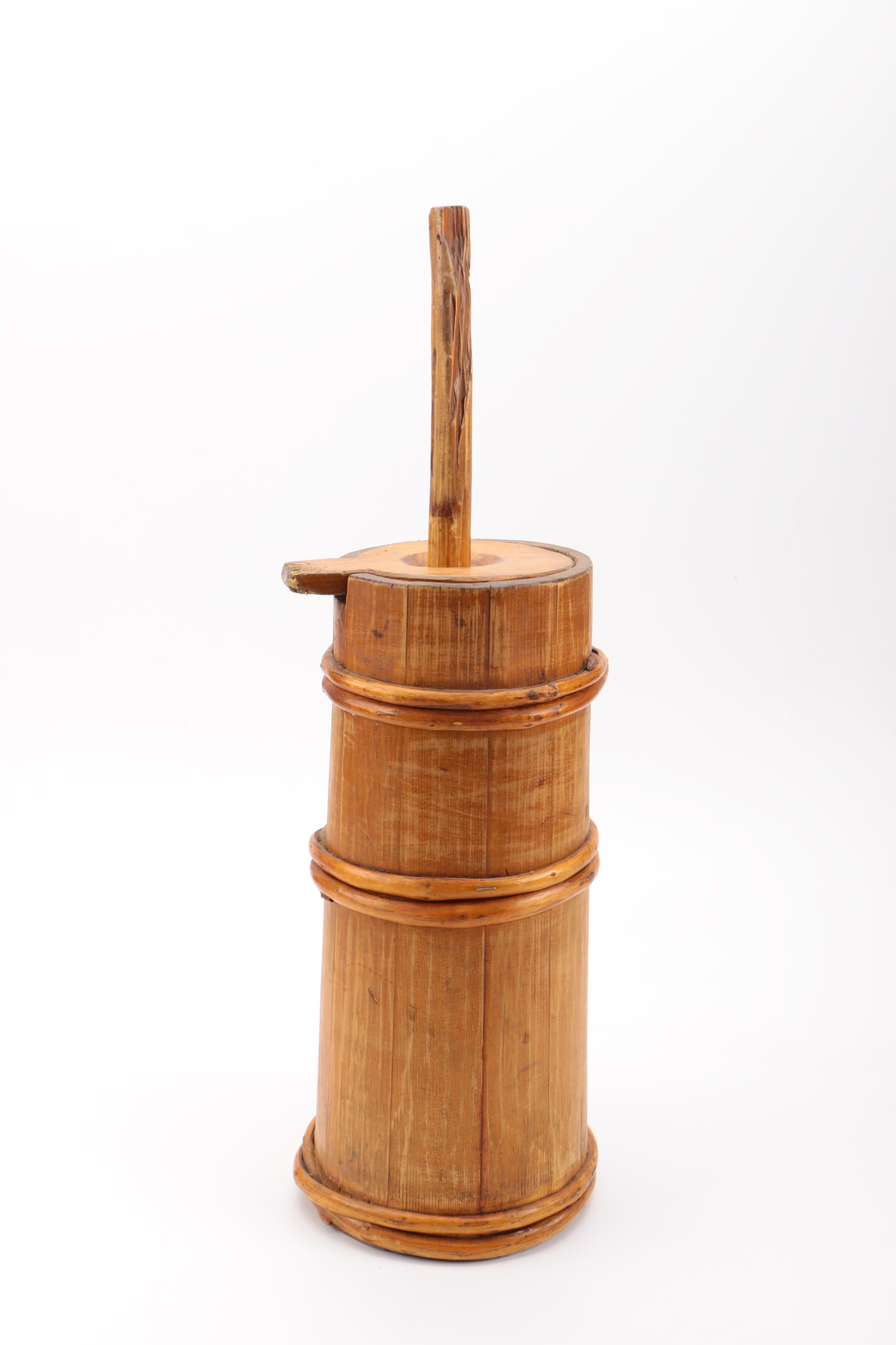 Wooden Butter Churn EBTH