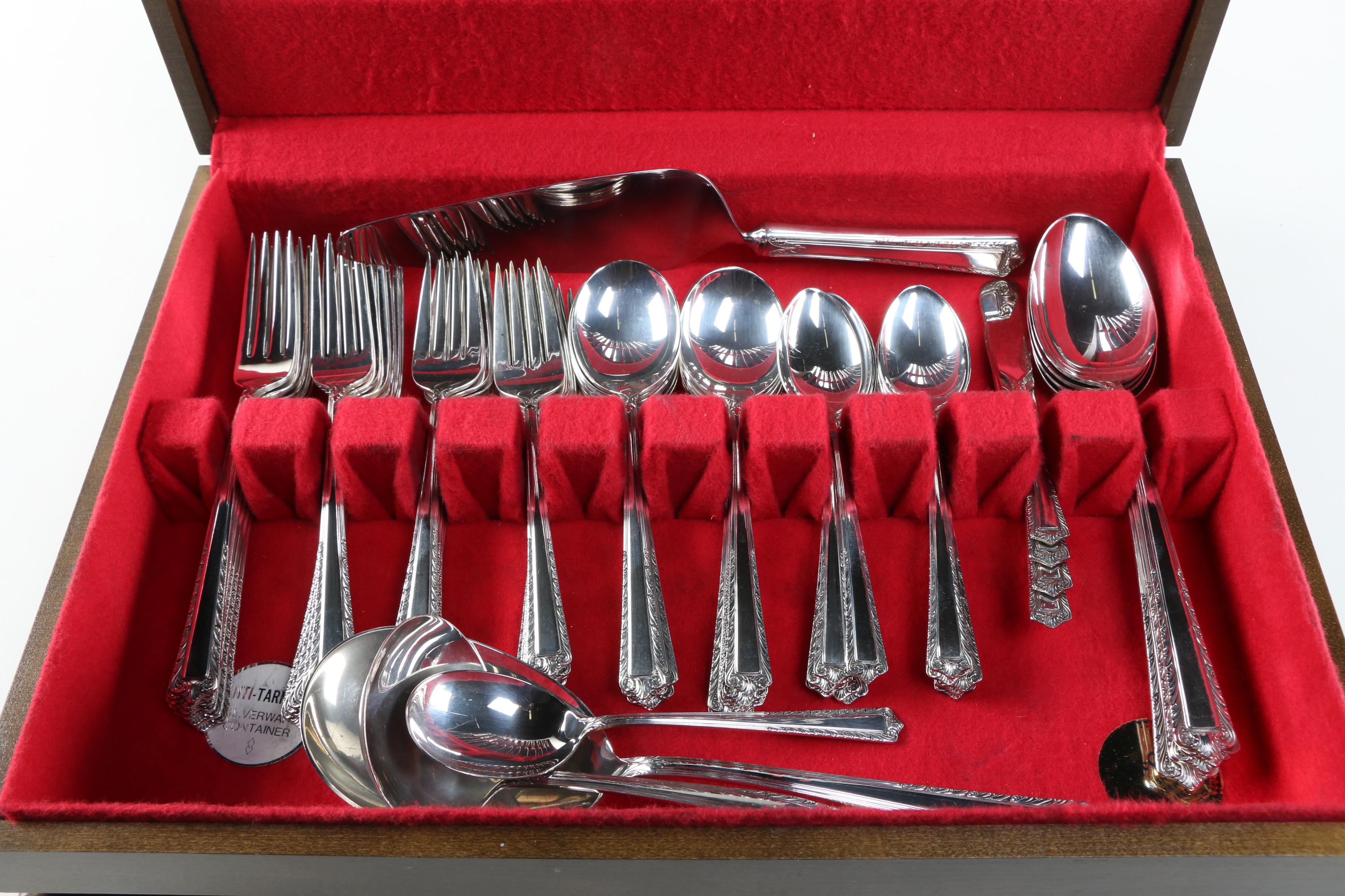Fine Arts "Processional" Sterling Silver Flatware for Twelve EBTH